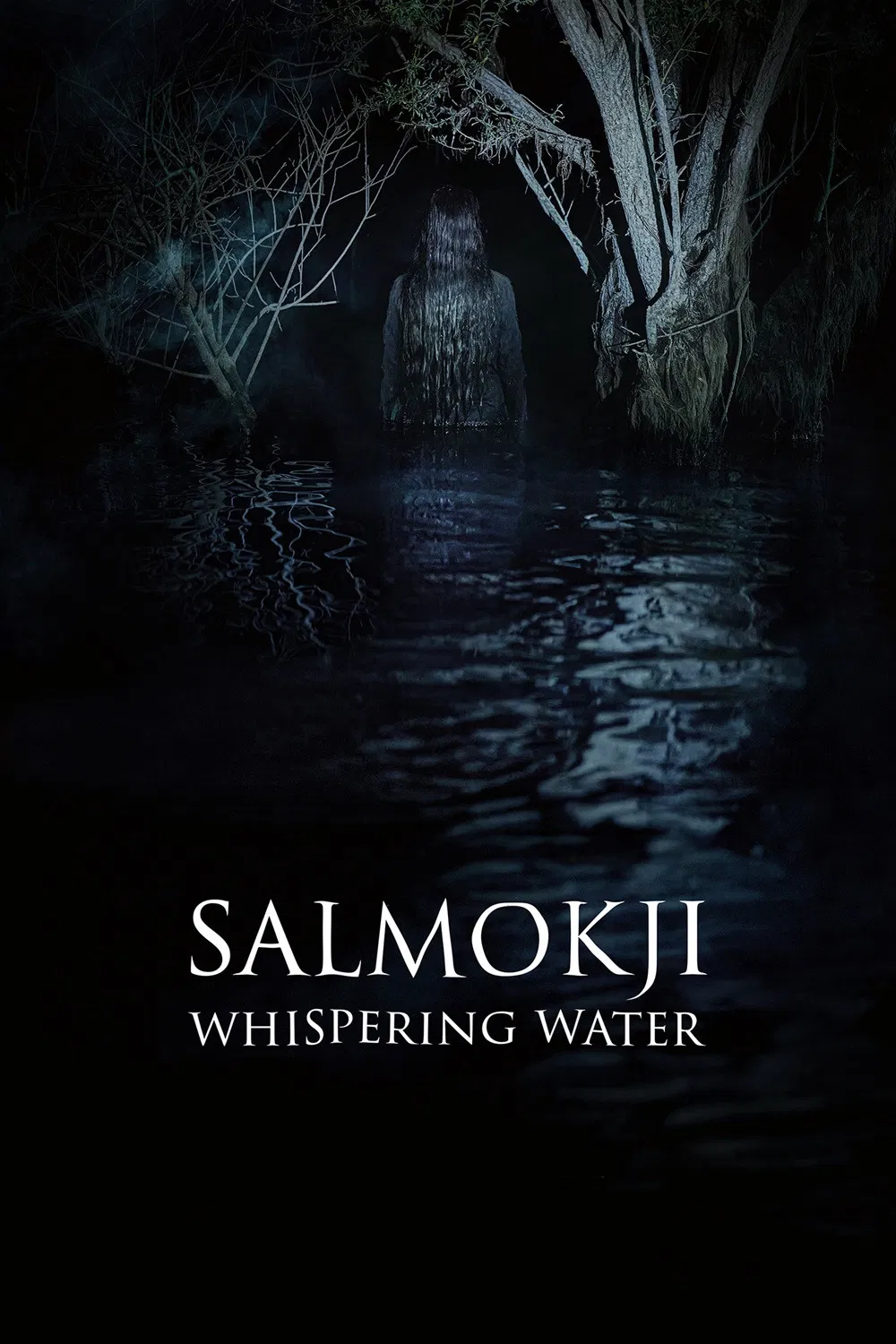 Poster chính thức của phim Phim Kinh Dị, Phim Giật Gân "Ma Da Hàn Quốc: Hồ Nuốt Người" (Salmokji: Whispering Water - 2026), với sự tham gia của diễn viên Kim Hye-yoon và Lee Jong-won.
