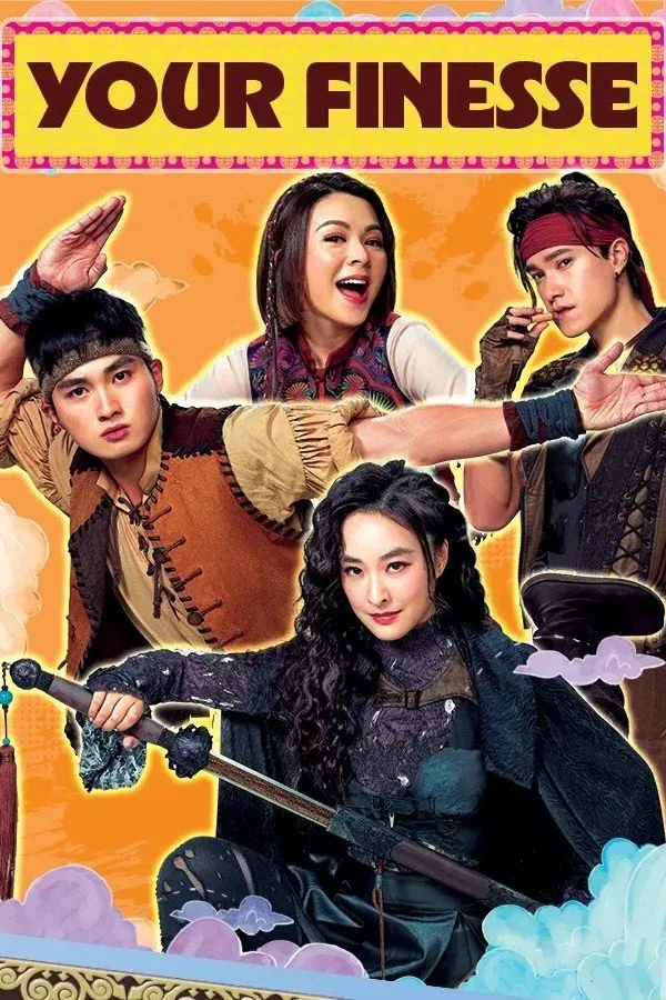 Poster chính thức của phim Phim Hài "Ma Mãnh Vô Gian Đạo" (Your Finesse - 2025), với sự tham gia của diễn viên Châu Gia Lạc và Trần Oánh.
