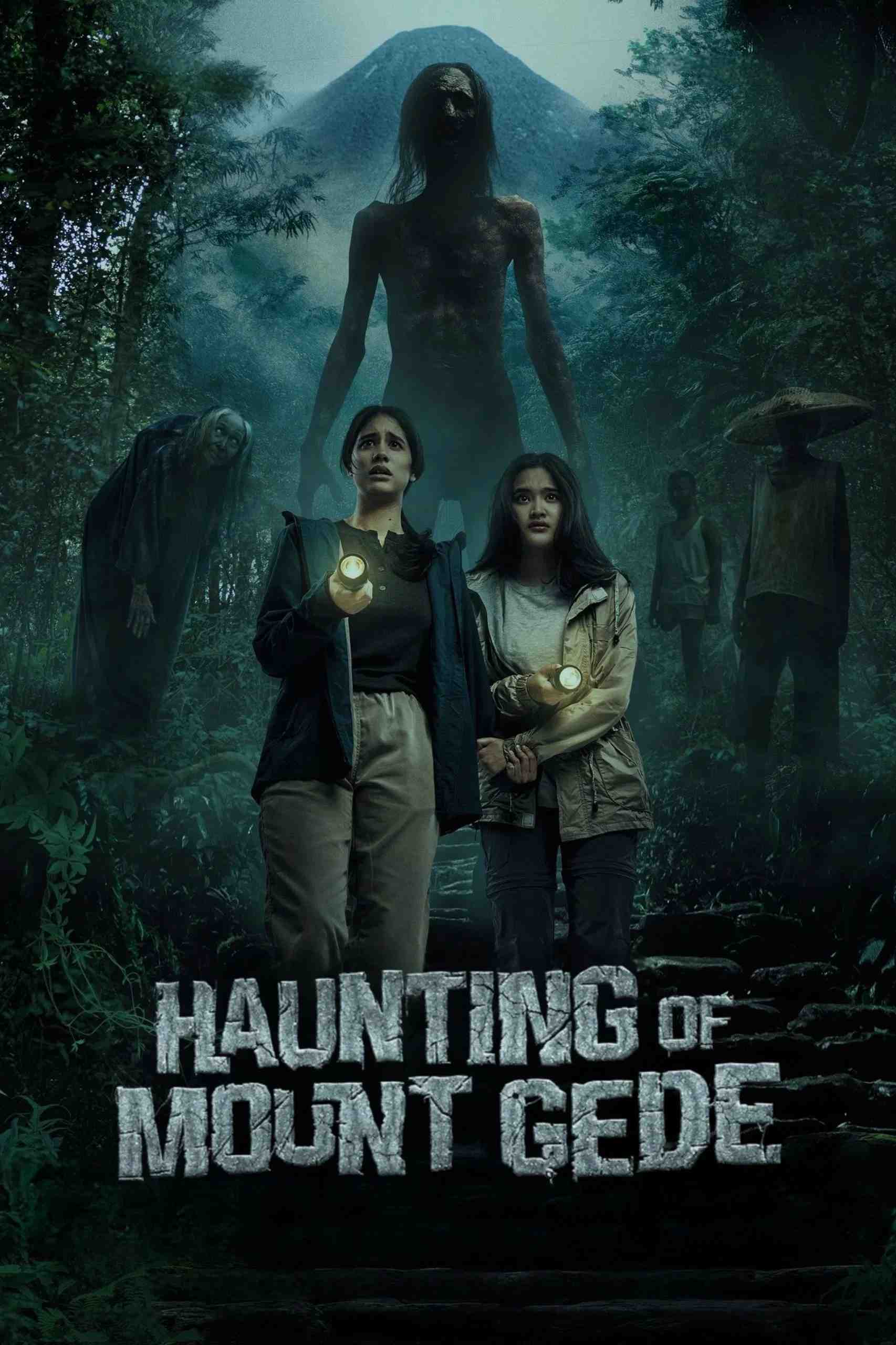 Poster chính thức của phim Phim Phiêu Lưu, Phim Kinh Dị "Ma Móc Họng" (Haunting of Mount Gede - 2025), với sự tham gia của diễn viên Arla Ailani và Adzana Shaliha.