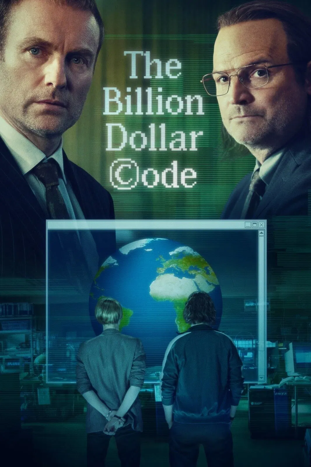 Poster chính thức của phim Phim Tâm Lý "Mã Nguồn Tỉ Đô" (The Billion Dollar Code - 2021), với sự tham gia của diễn viên Leonard Scheicher và Marius Ahrendt.