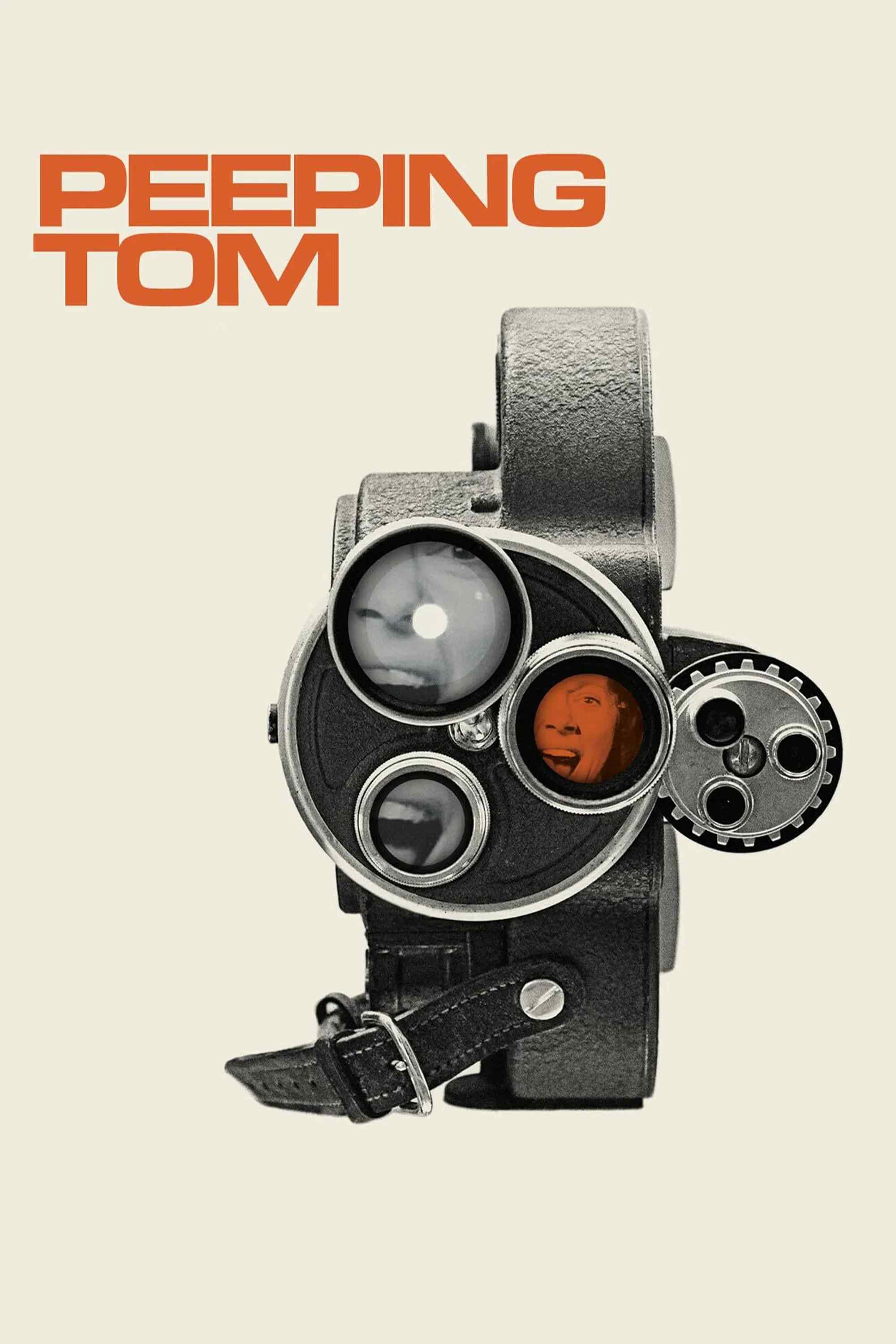 Poster chính thức của phim Phim Kinh Dị, Phim Giật Gân "Ma Quang Ảo Ảnh" (Peeping Tom - 1960), với sự tham gia của diễn viên Karlheinz Böhm và Moira Shearer.
