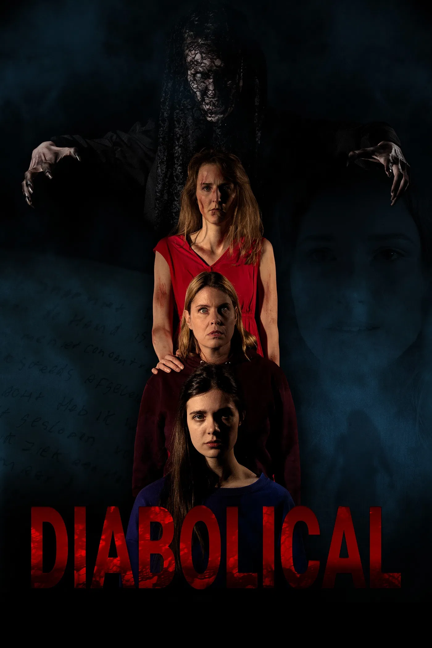 Poster chính thức của phim Phim Kinh Dị, Phim Bí Ẩn "Ma quỷ" (Diabolical - 2025), với sự tham gia của diễn viên Elske Stout.