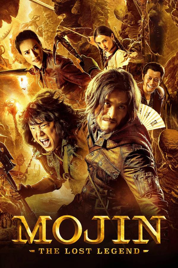 Poster chính thức của phim Phim Hành Động, Phim Phiêu Lưu "Ma Thổi Đèn: Tầm Long Quyết Chiến" (Mojin: The Lost Legend - 2015), với sự tham gia của diễn viên Trần Khôn và Hoàng Bột.