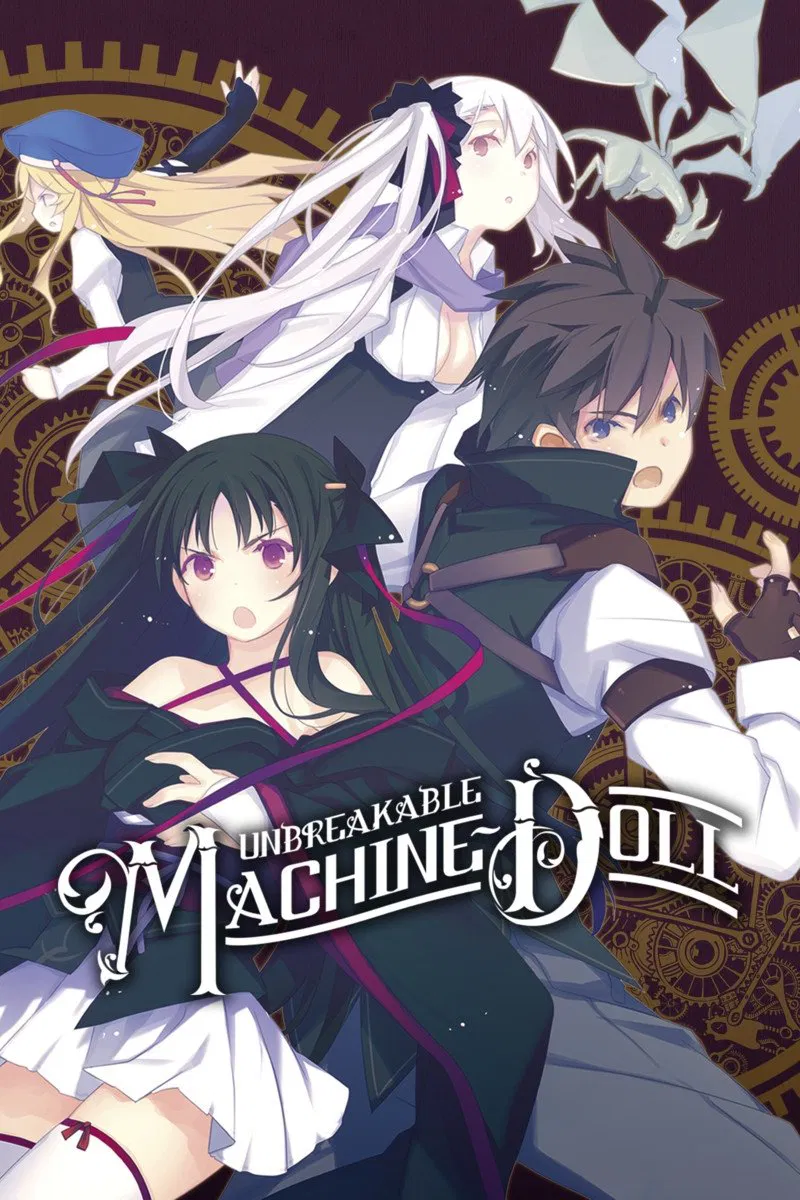 Poster chính thức của phim Phim Hoạt Hình, Phim Hành Động & Phiêu Lưu "Machine-Doll wa Kizutsukanai" (Unbreakable Machine-Doll - 2013), với sự tham gia của diễn viên Hiro Shimono và Hitomi Harada.