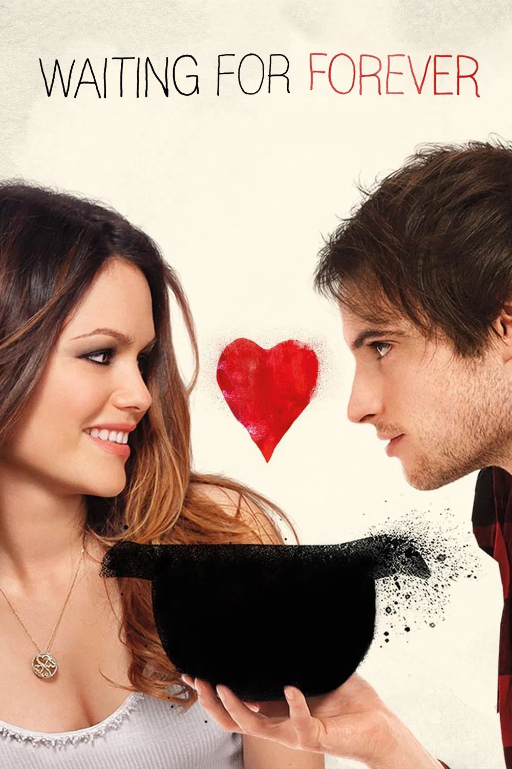 Poster chính thức của phim Phim Tâm Lý, Phim Tình Cảm "Mãi Mãi Đợi Chờ" (Waiting for Forever - 2010), với sự tham gia của diễn viên Rachel Bilson và Tom Sturridge.
