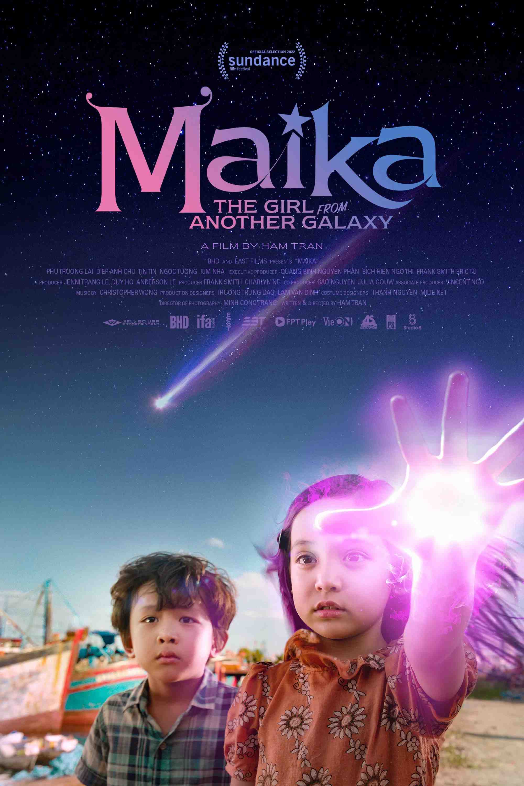 Poster chính thức của phim Phim Viễn Tưởng, Phim Gia Đình "Maika: Cô Bé Đến Từ Hành Tinh Khác" (Maika: The Girl From Another Galaxy - 2022).