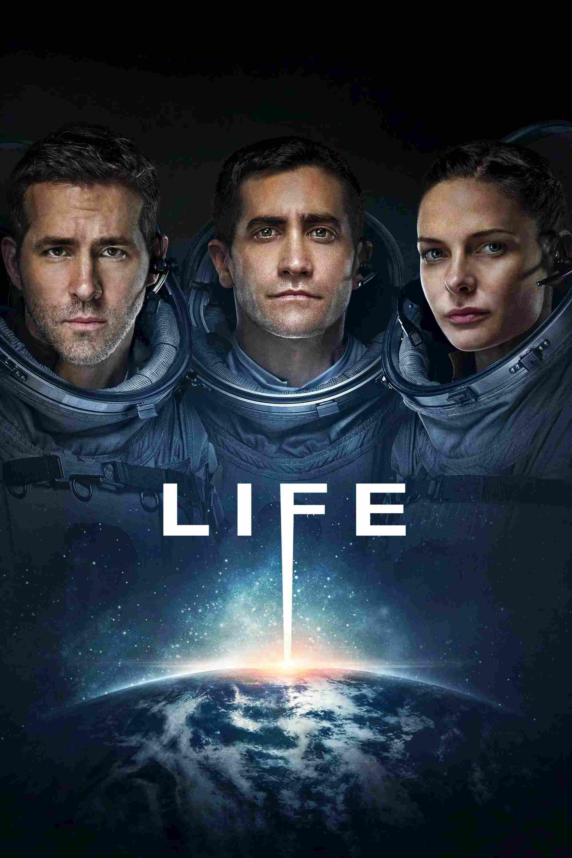 Poster chính thức của phim Phim Kinh Dị, Phim Viễn Tưởng "Mầm Sống Hiểm Họaa" (Life - 2017), với sự tham gia của diễn viên Jake Gyllenhaal và Ryan Reynolds.