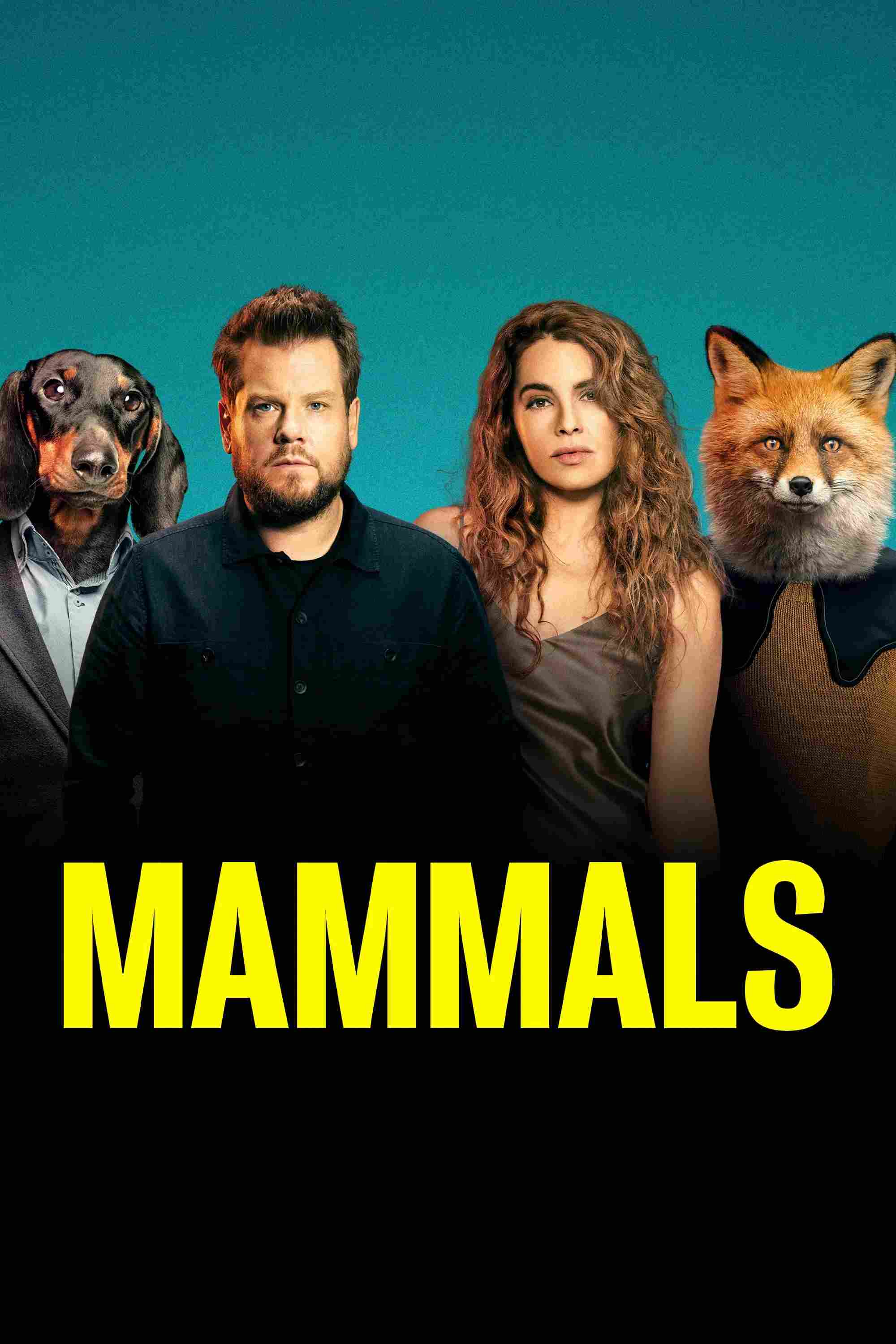 Poster chính thức của phim Phim Hài, Phim Tâm Lý "Mammals" (Mammals - 2022), với sự tham gia của diễn viên James Corden và Colin Morgan.