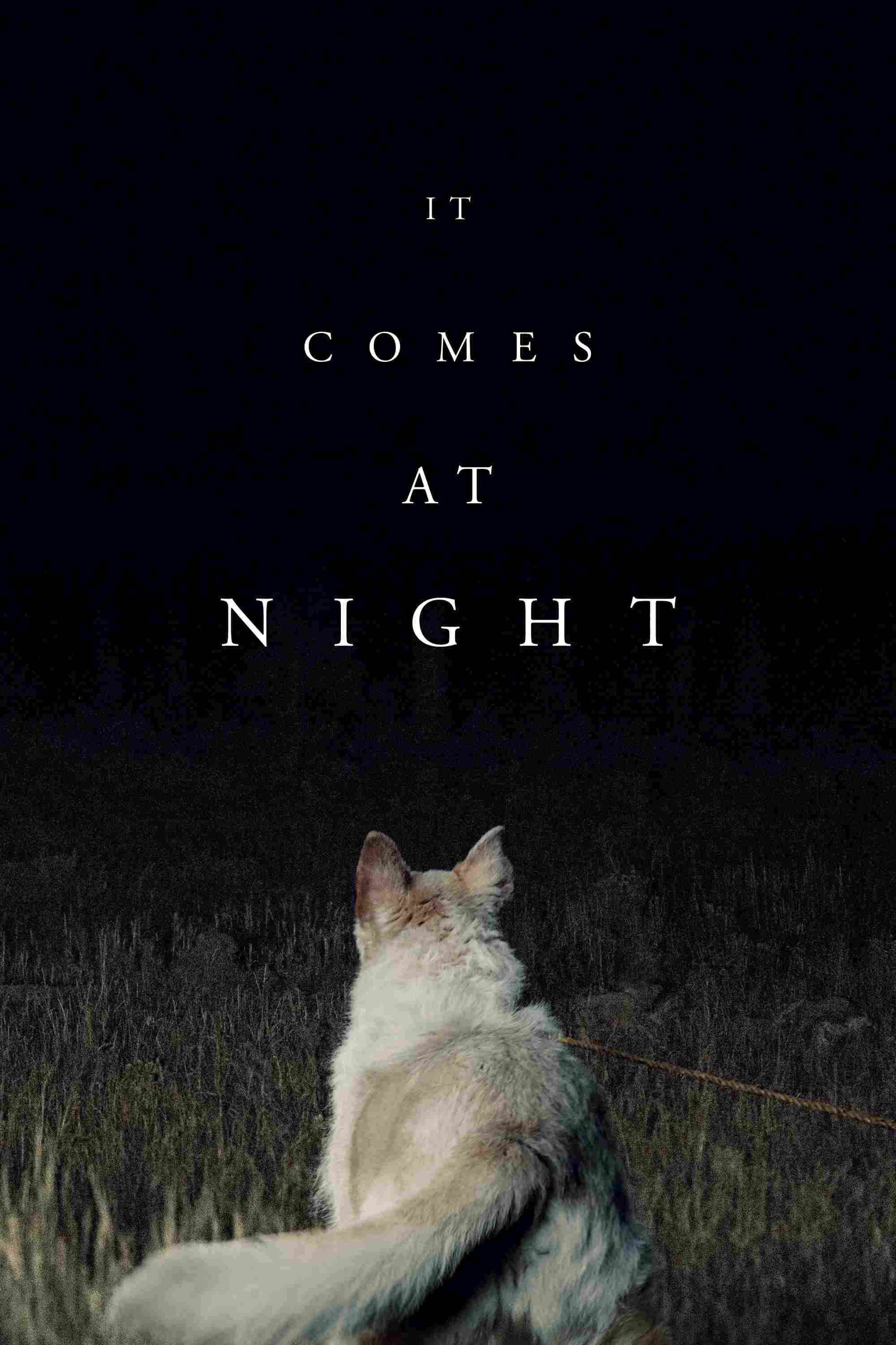 Poster chính thức của phim Phim Tâm Lý, Phim Kinh Dị "Màn Đêm Buông Xuống" (It Comes at Night - 2017), với sự tham gia của diễn viên Joel Edgerton và Christopher Abbott.