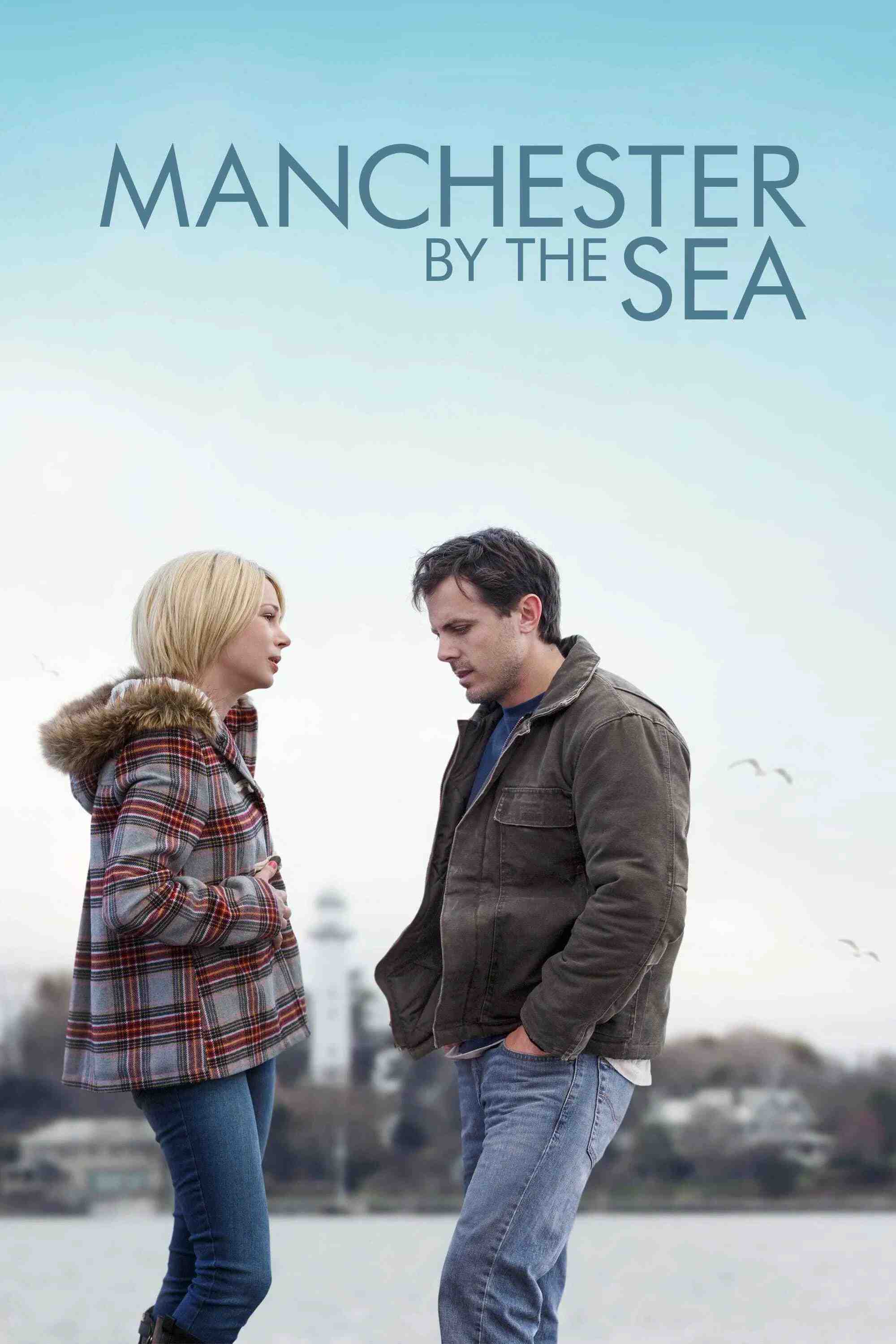 Poster chính thức của phim Phim Tâm Lý "Manchester By The Sea" (Manchester by the Sea - 2016), với sự tham gia của diễn viên Casey Affleck và Lucas Hedges.