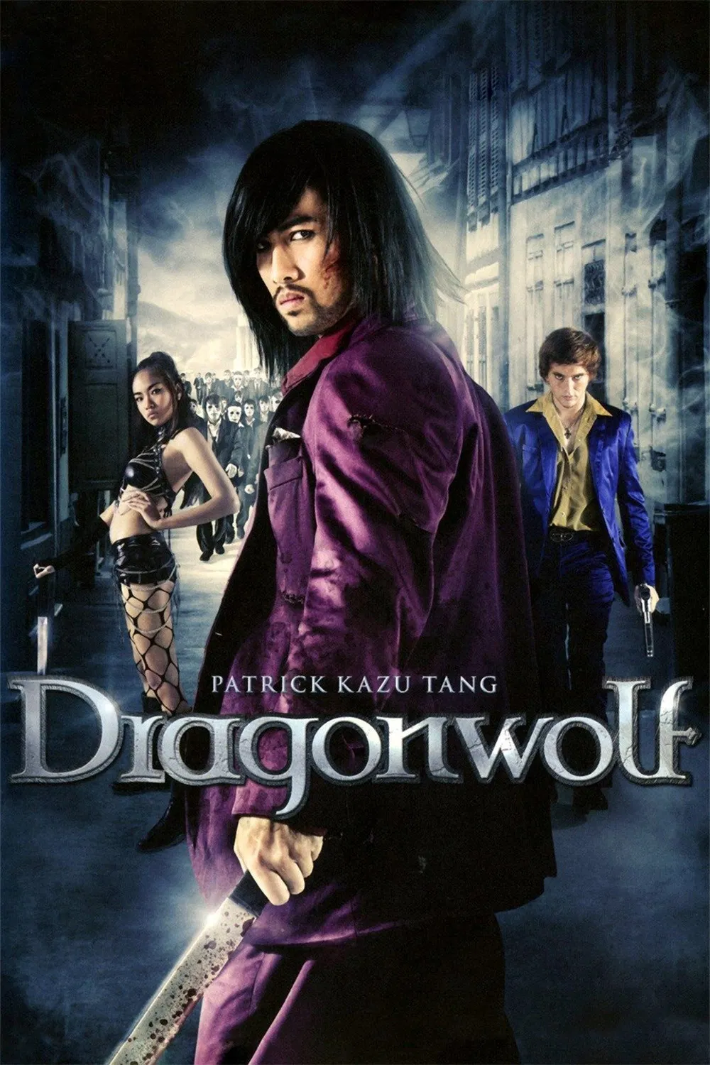 Poster chính thức của phim Phim Hành Động "Mạng Đền Mạng" (Dragonwolf - 2013), với sự tham gia của diễn viên Bonnie Zellerbach và David Winters.