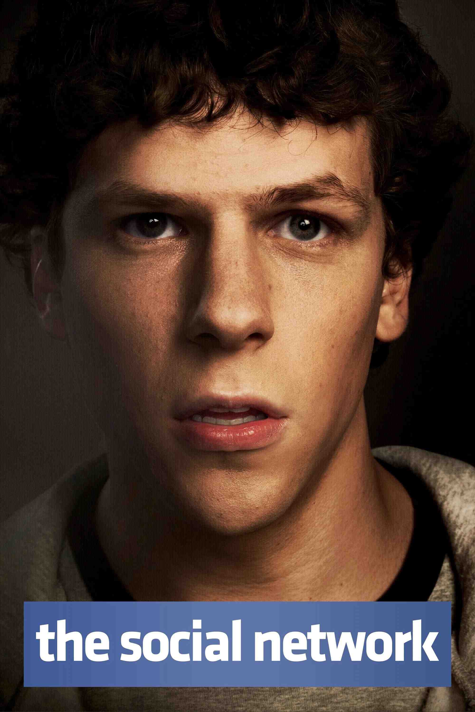 Poster chính thức của phim Phim Tâm Lý "Mạng Xã Hội" (The Social Network - 2010), với sự tham gia của diễn viên Jesse Eisenberg và Andrew Garfield.