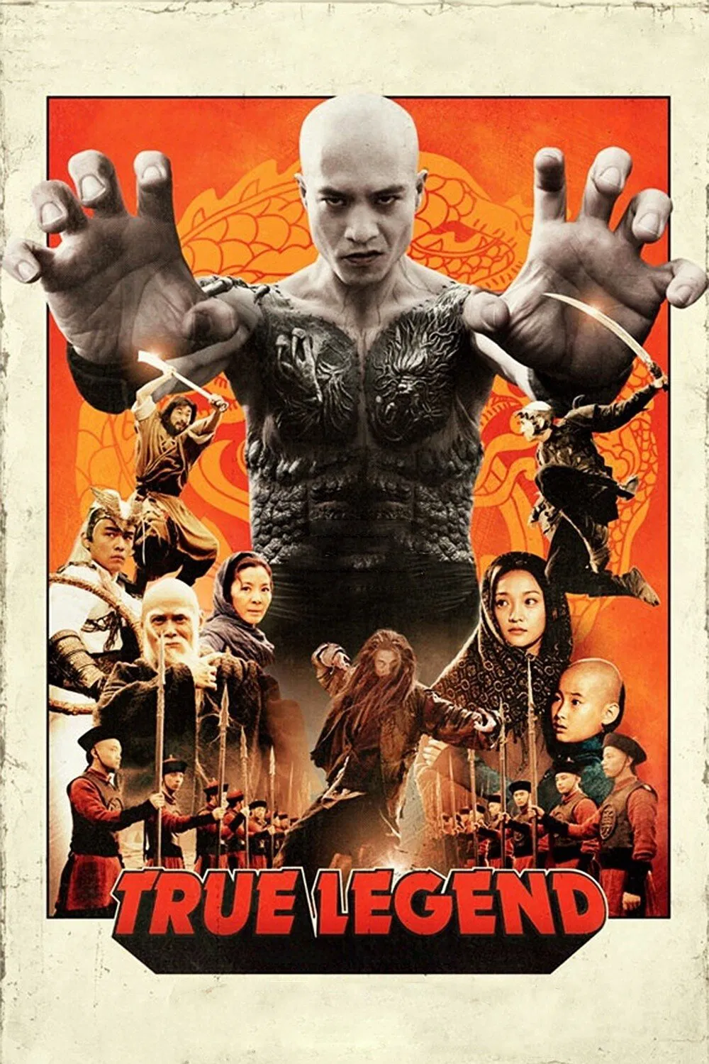 Poster chính thức của phim Phim Hành Động, Phim Giả Tượng "Mãnh Hổ Tô Khất Nhi" (True Legend - 2010), với sự tham gia của diễn viên Triệu Văn Trác và Châu Tấn.