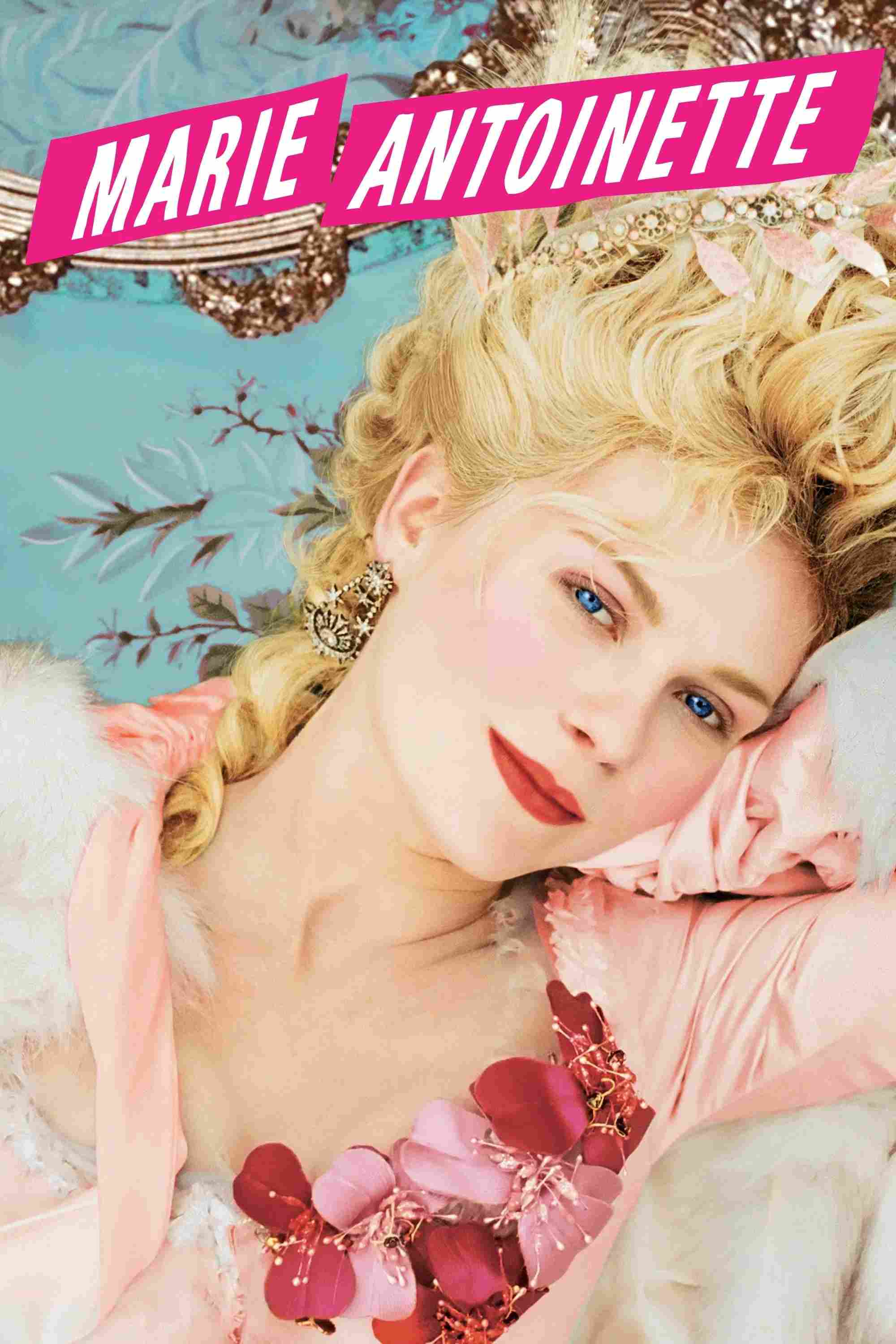Poster chính thức của phim Phim Tâm Lý, Phim Lịch Sử "Marie Antoinette" (Marie Antoinette - 2006), với sự tham gia của diễn viên Kirsten Dunst và Jason Schwartzman.