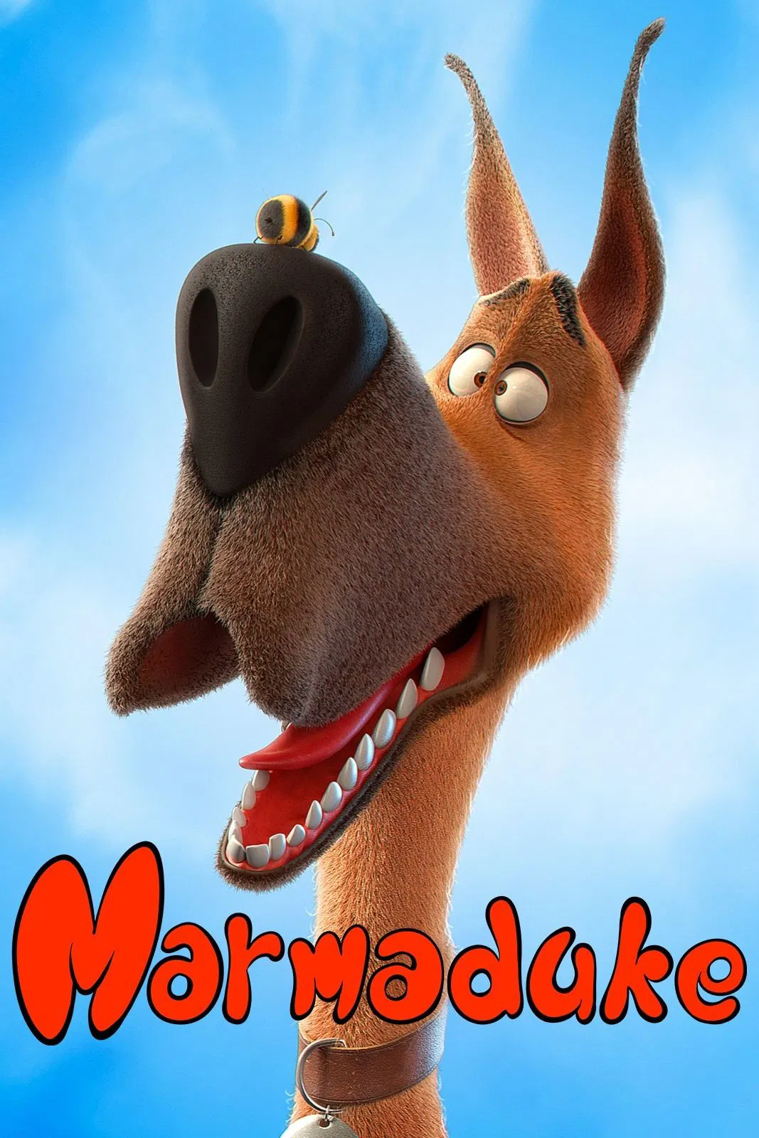 Poster chính thức của phim Phim Hoạt Hình, Phim Gia Đình "Marmaduke" (Marmaduke - 2022), với sự tham gia của diễn viên Pete Davidson và J.K. Simmons.
