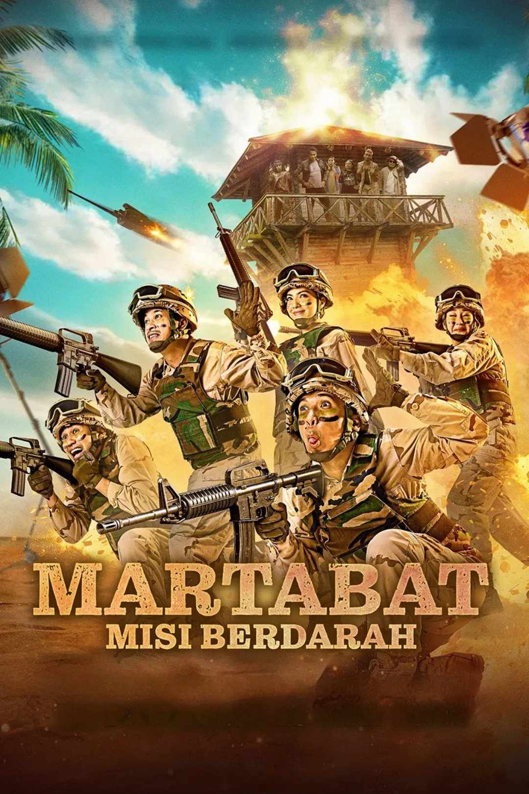 Poster chính thức của phim Phim Hài "Martabat: Sứ Mệnh Đẫm Máu" (Martabat: Misi Berdarah - 2025), với sự tham gia của diễn viên Fad Bocey và Zahiril Adzim.
