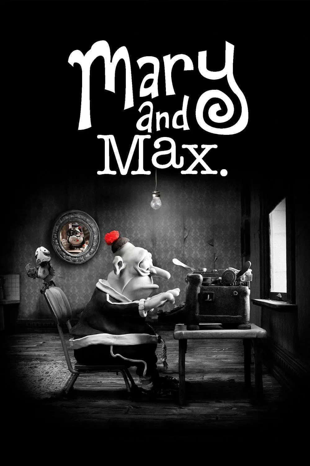 Poster chính thức của phim Phim Hoạt Hình, Phim Hài "Mary And Max" (Mary and Max - 2009), với sự tham gia của diễn viên Toni Collette và Philip Seymour Hoffman.