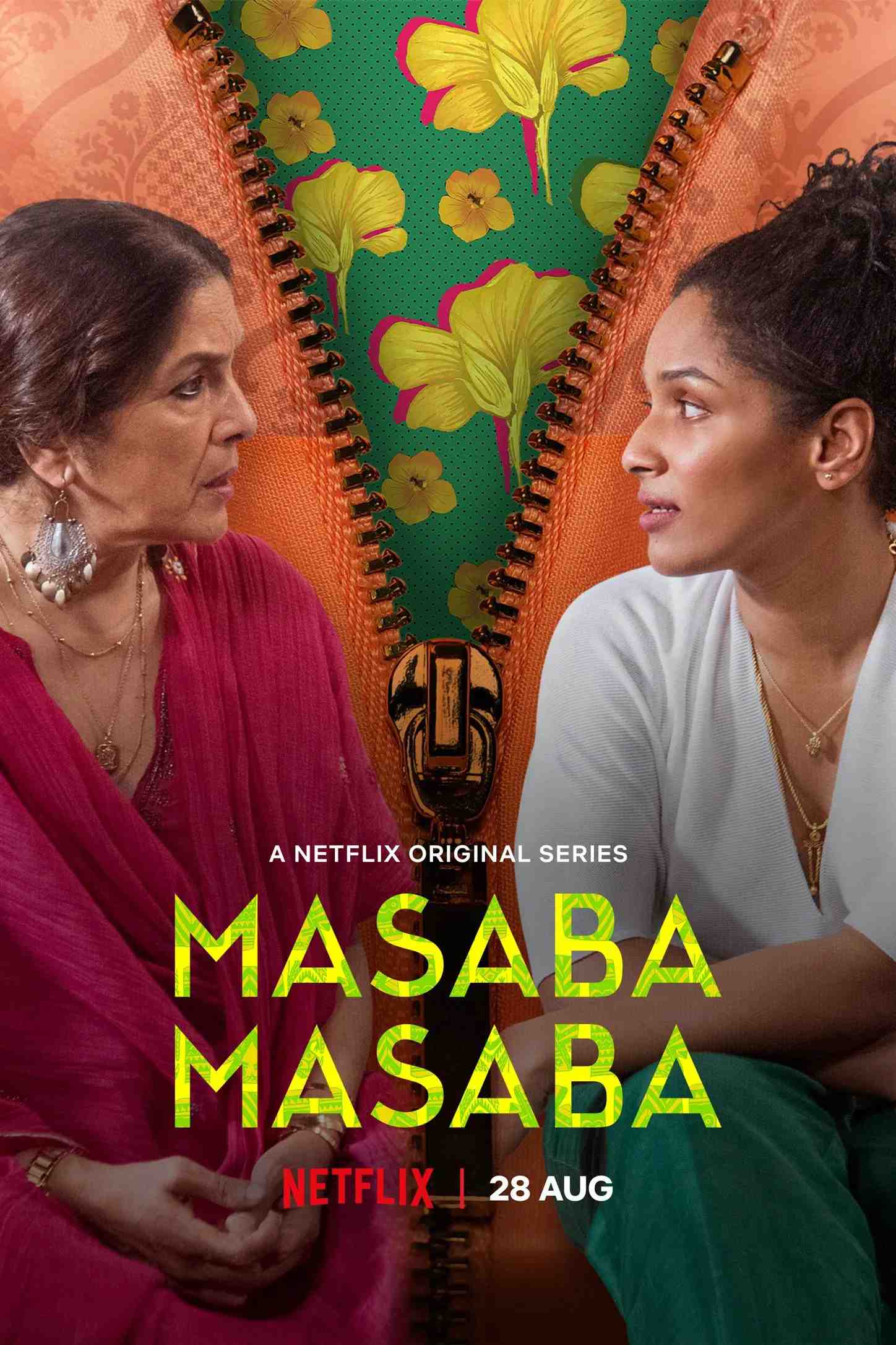 Poster chính thức của phim Phim Hài, Phim Tâm Lý "Masaba Masaba (Phần 2)" (Masaba Masaba - 2020), với sự tham gia của diễn viên Masaba Gupta và Neena Gupta.