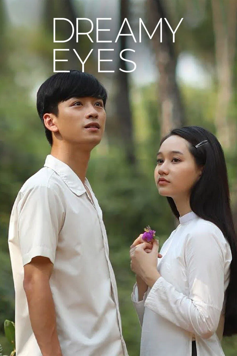 Poster chính thức của phim Phim Tâm Lý, Phim Tình Cảm "Mắt Biếc" (Dreamy Eyes - 2019), với sự tham gia của diễn viên Trúc Anh và Trần Nghĩa.