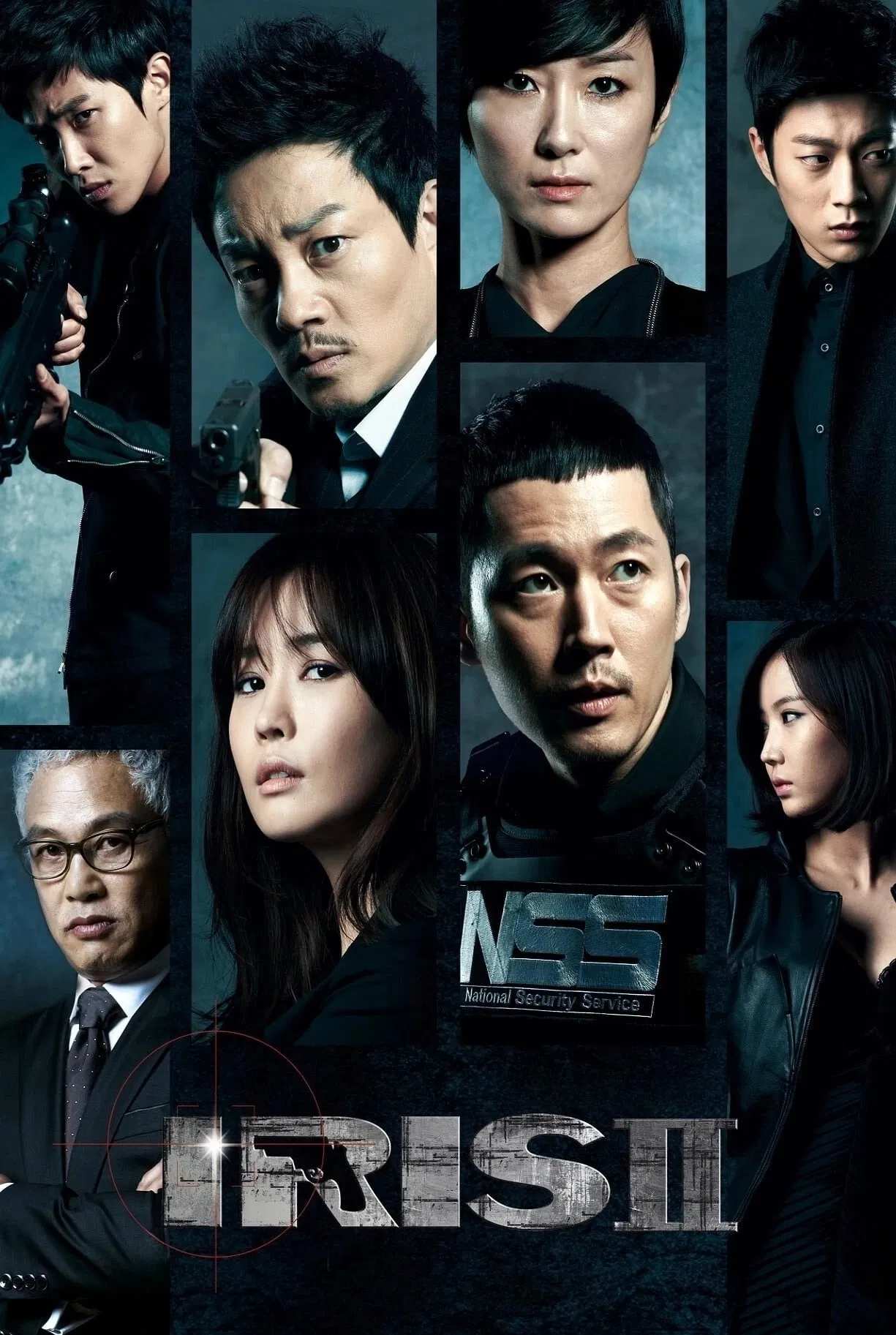 Poster chính thức của phim Phim Hành Động "Mật Danh Iris 2: Bản Điện Ảnh" (Iris 2 - 2013), với sự tham gia của diễn viên Jang Hyuk và Lee Beom-soo.