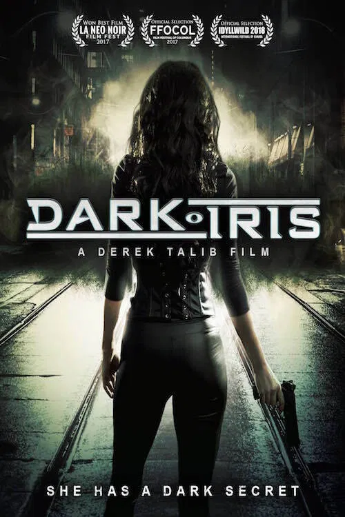Poster chính thức của phim Phim Giật Gân "Mật Danh Thầm Lặng" (Dark Iris - 2018), với sự tham gia của diễn viên KateLynn E. Newberry và Marylee Osborne.