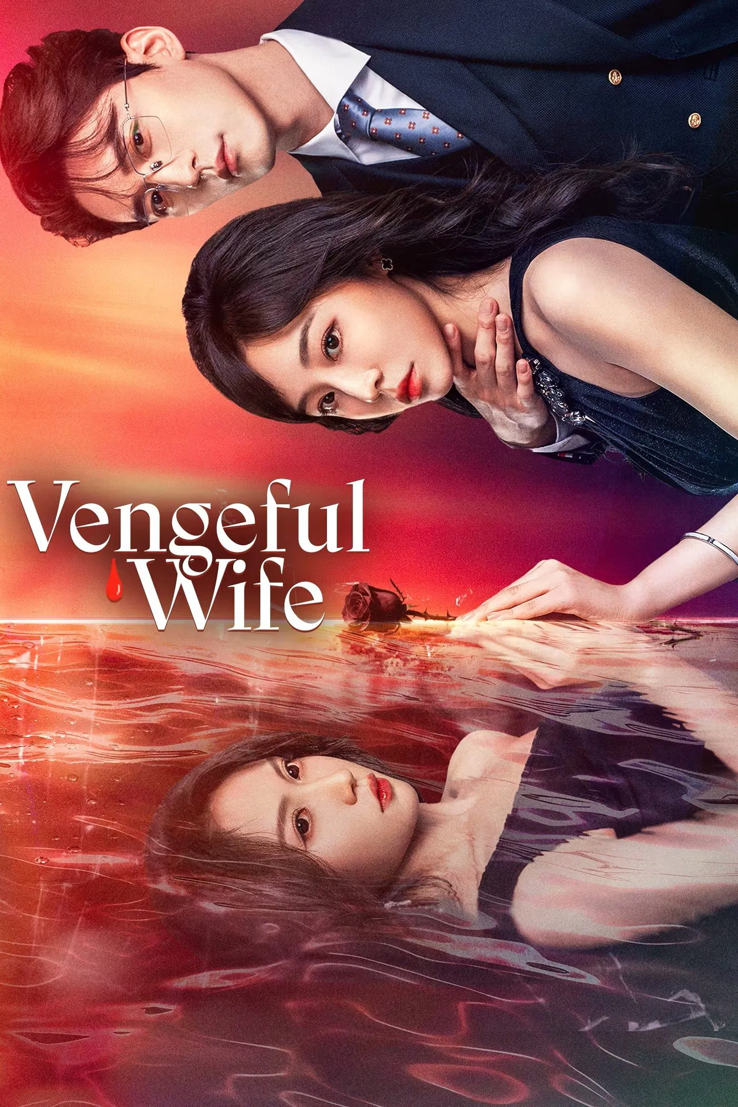 Poster chính thức của phim Phim Tâm Lý "Mặt Nạ Của Vợ" (Vengeful Wife - 2025), với sự tham gia của diễn viên Chang Zhekuan và Li Yi.