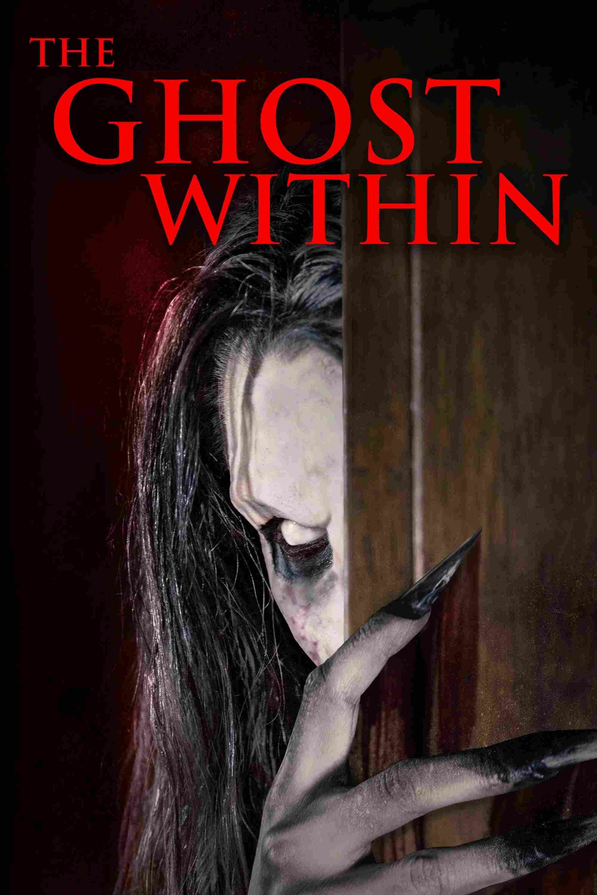 Poster chính thức của phim Phim Kinh Dị "Mặt Nạ Quỷ" (The Ghost Within - 2023), với sự tham gia của diễn viên Michaela Longden và Victor Mellors.