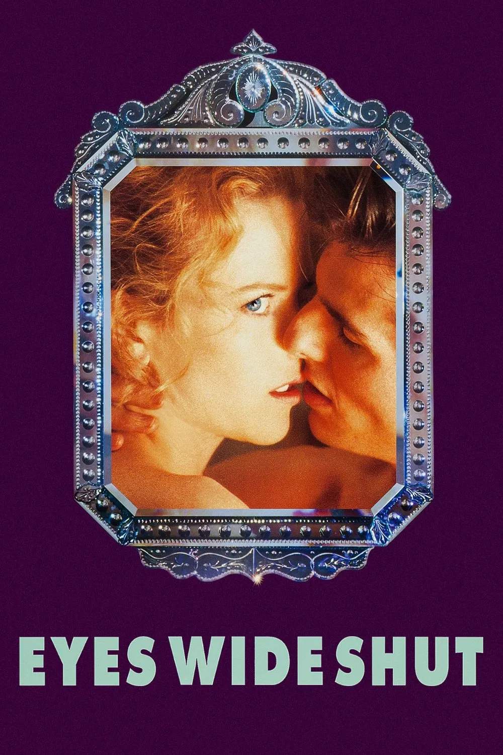 Poster chính thức của phim Phim Tâm Lý, Phim Giật Gân "Mắt Nhắm Hờ" (Eyes Wide Shut - 1999), với sự tham gia của diễn viên Tom Cruise và Nicole Kidman.