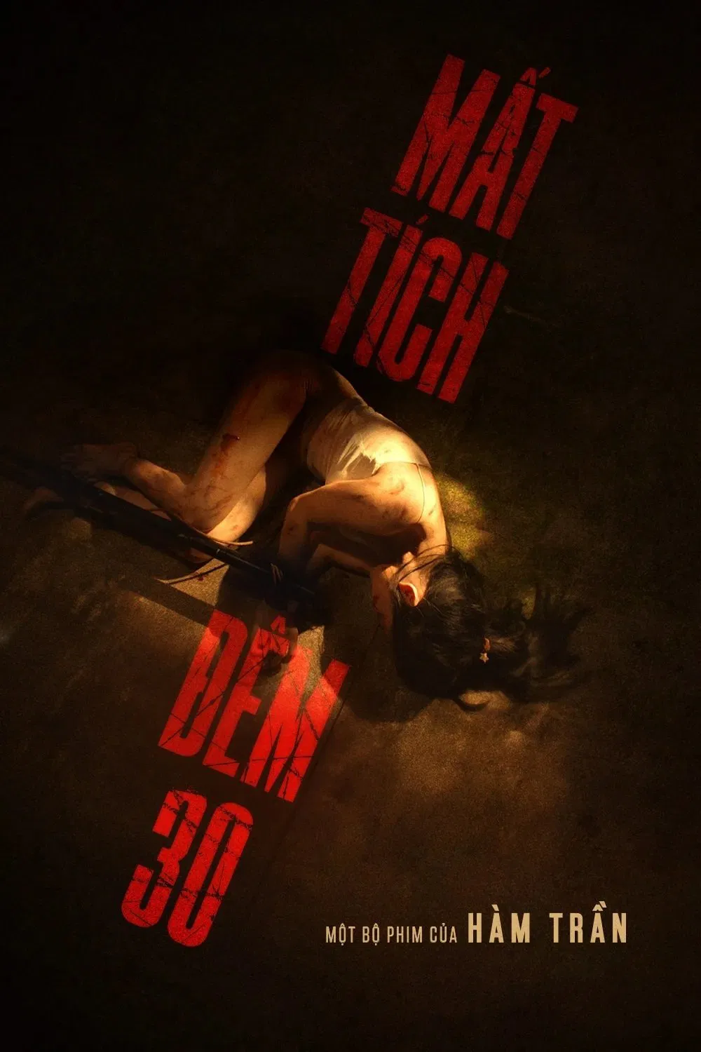 Poster chính thức của phim Phim Hình Sự, Phim Bí Ẩn "Mất Tích Đêm 30" (Missing Eve of Tet - 2024), với sự tham gia của diễn viên Kiều Trinh và Lý Hồng Ân.