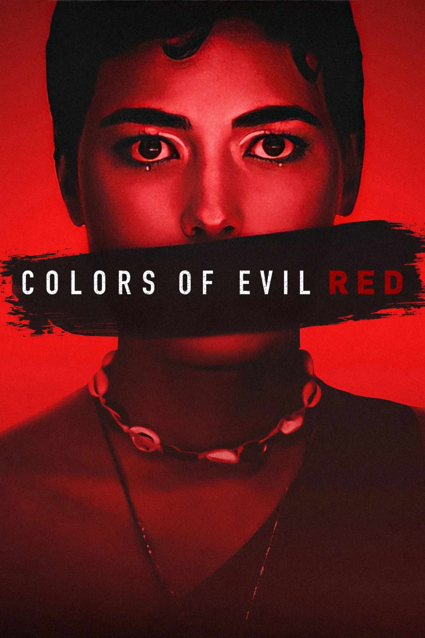 Poster chính thức của phim Phim Hình Sự, Phim Giật Gân "Máu Tà Ác: Đỏ" (Colors of Evil: Red - 2024), với sự tham gia của diễn viên Jakub Gierszał và Maja Ostaszewska.