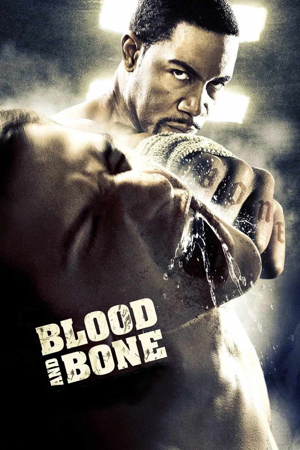 Poster chính thức của phim Phim Hành Động, Phim Hình Sự "Máu và Xương" (Blood and Bone - 2009), với sự tham gia của diễn viên Michael Jai White và Eamonn Walker.
