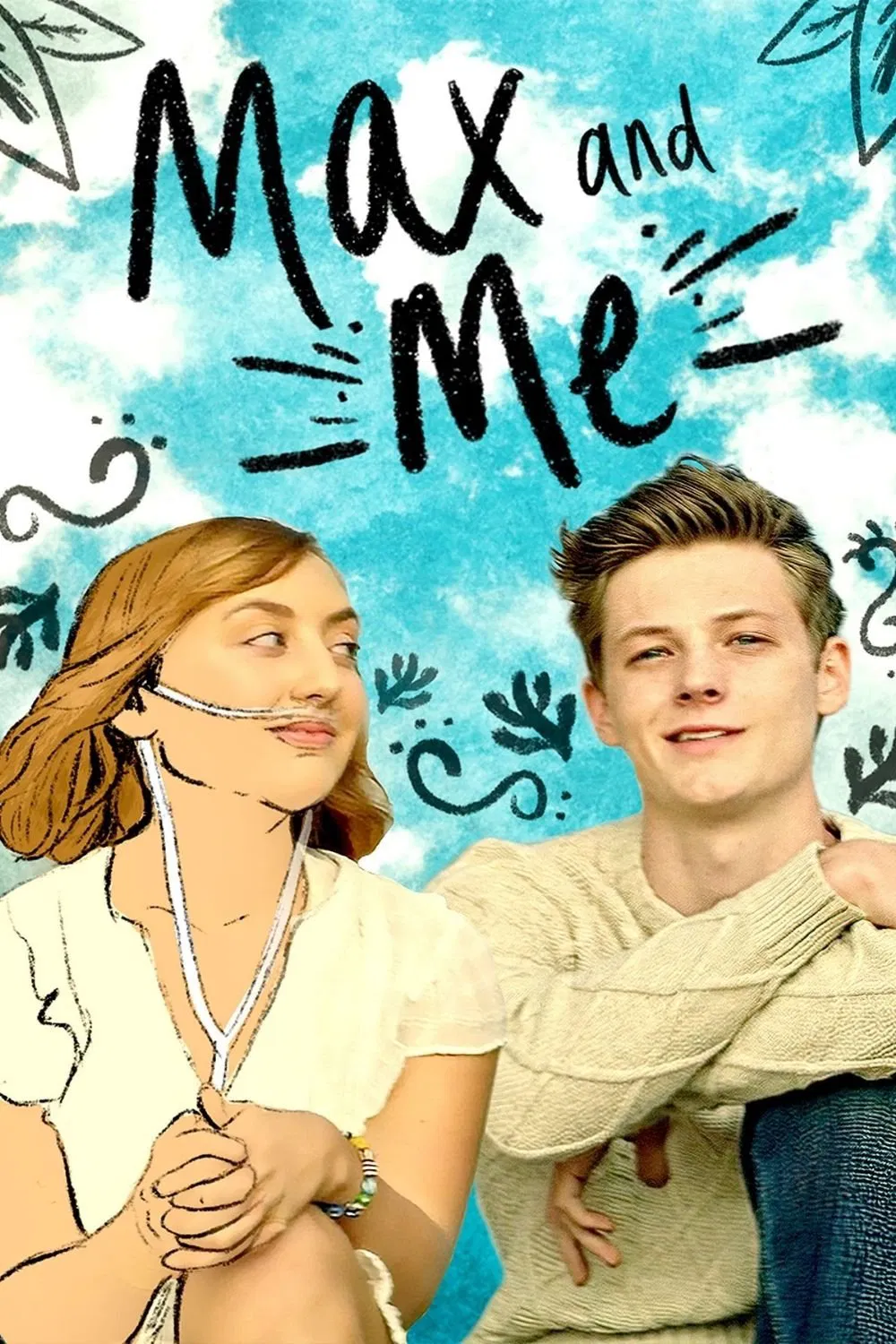 Poster chính thức của phim Phim Tình Cảm, Phim Tâm Lý "Max Và Tôi" (Max and Me - 2020), với sự tham gia của diễn viên Matthew Erick White và Lily Bleu Andrew.