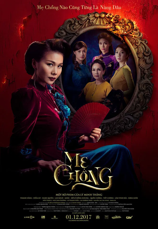 Poster chính thức của phim Phim Gia Đình "Mẹ Chồng" (Mistress - 2017), với sự tham gia của diễn viên Thanh Hằng và Diễm My.