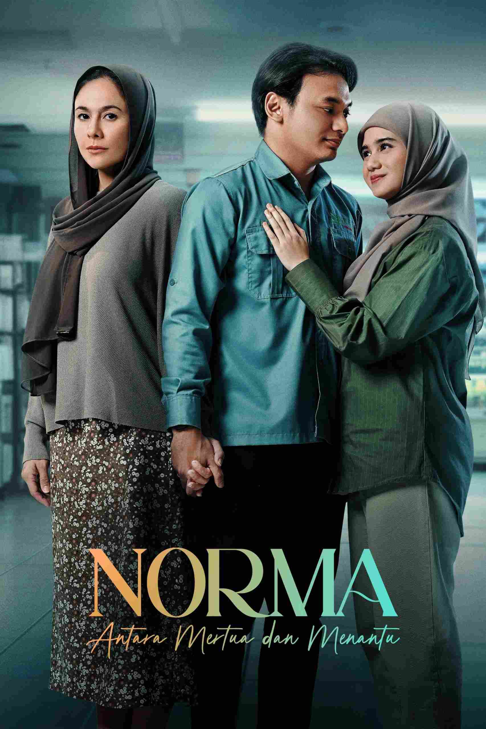 Poster chính thức của phim Phim Tâm Lý, Phim Tình Cảm "Mẹ Chồng Nàng Dâu" (Norma: Antara Mertua dan Menantu - 2025), với sự tham gia của diễn viên Tissa Biani và Wulan Guritno.