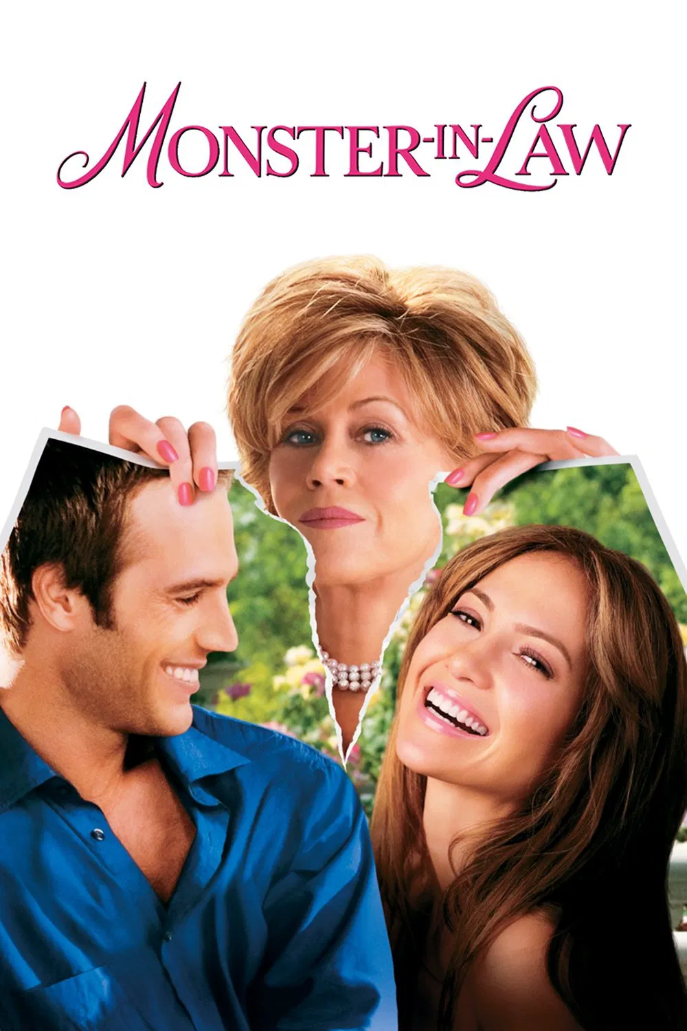 Poster chính thức của phim Phim Tình Cảm, Phim Hài "Mẹ Chồng Quái Quỷ" (Monster-in-Law - 2005), với sự tham gia của diễn viên Jennifer Lopez và Jane Fonda.