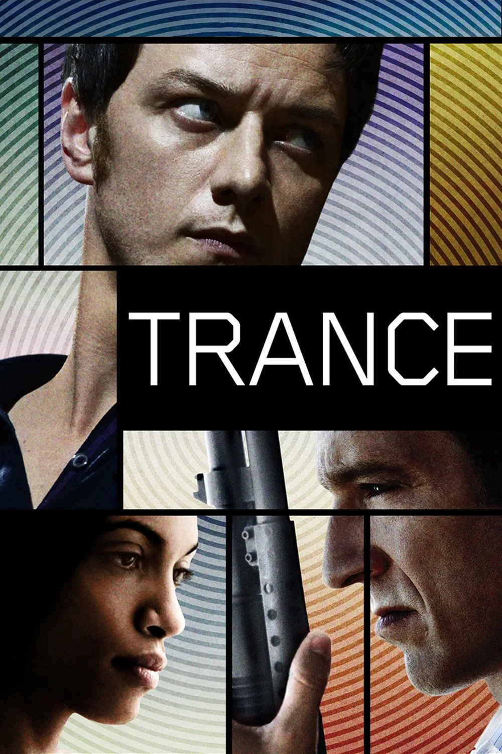 Poster chính thức của phim Phim Giật Gân, Phim Hình Sự "Mê Cung Ký Ức" (Trance - 2013), với sự tham gia của diễn viên James McAvoy và Vincent Cassel.