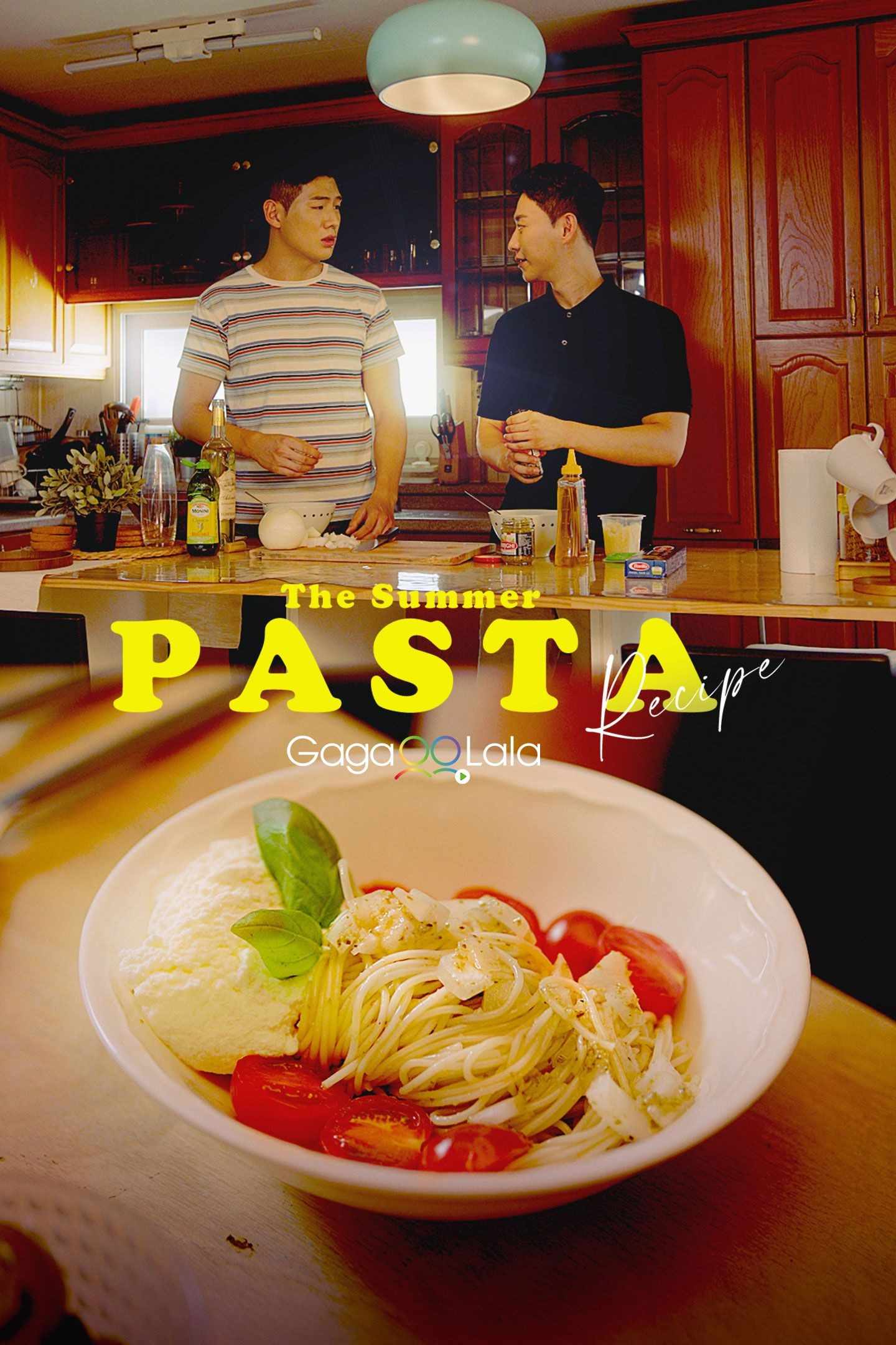 Poster chính thức của phim Phim Tình Cảm "Mì ống mùa hè dành cho bạn" (The Summer Pasta Recipe - 2021), với sự tham gia của diễn viên Park Sang-hyeon.