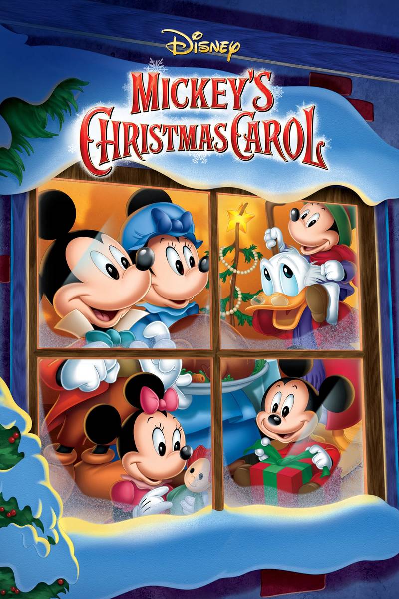 Poster chính thức của phim Phim Gia Đình, Phim Hoạt Hình "Mickey Và Những Người Bạn Giáng Sinh" (Mickey's Christmas Carol - 1983), với sự tham gia của diễn viên Alan Young và Wayne Allwine.