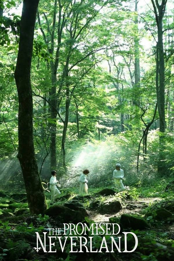 Poster chính thức của phim Phim Hành Động, Phim Giả Tượng "Miền Đất Hứa" (The Promised Neverland - 2020), với sự tham gia của diễn viên Minami Hamabe và Kairi Jo.