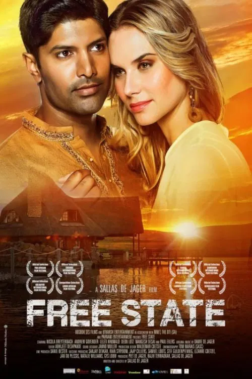Poster chính thức của phim Phim Tâm Lý, Phim Gia Đình "Miền Tự Do" (Free State - 2016), với sự tham gia của diễn viên Leleti Khumalo và Deon Lotz.