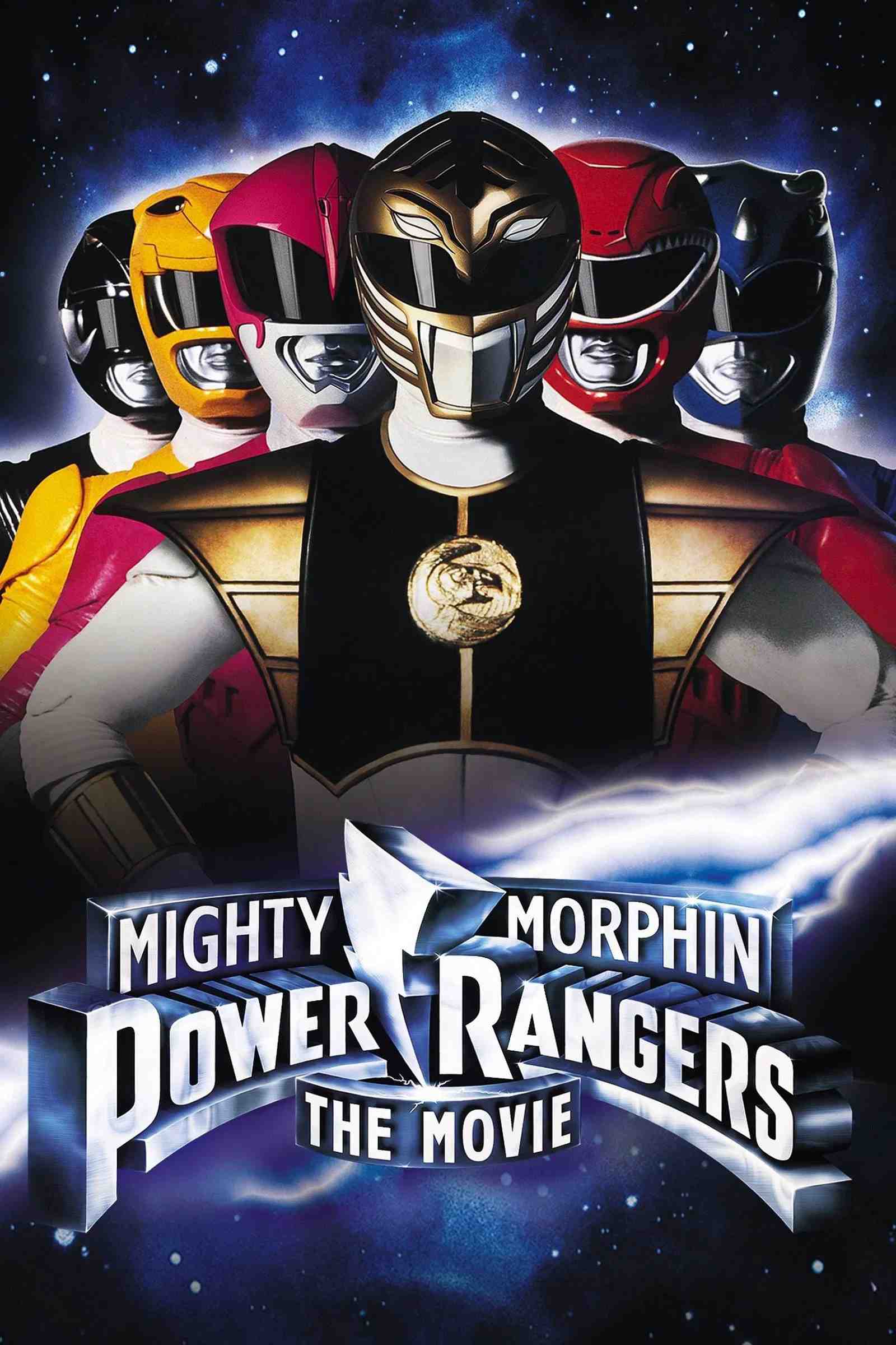 Poster chính thức của phim Phim Hành Động, Phim Phiêu Lưu "Mighty Morphin Power Rangers: The Movie" (Mighty Morphin Power Rangers: The Movie - 1995), với sự tham gia của diễn viên Karan Ashley và Johnny Yong Bosch.