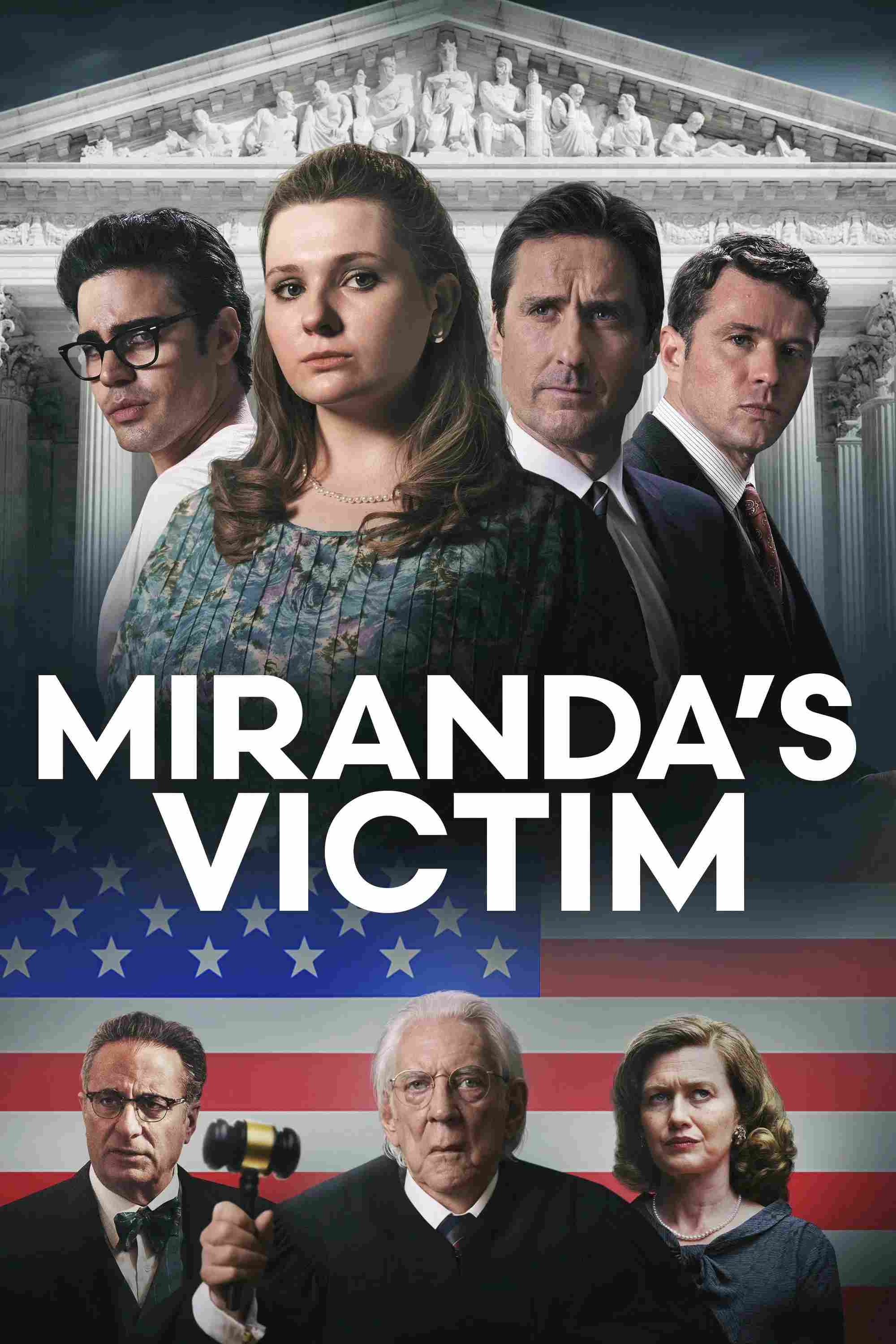 Poster chính thức của phim Phim Tâm Lý, Phim Lịch Sử "Miranda's Victim" (Miranda's Victim - 2023), với sự tham gia của diễn viên Abigail Breslin và Emily VanCamp.