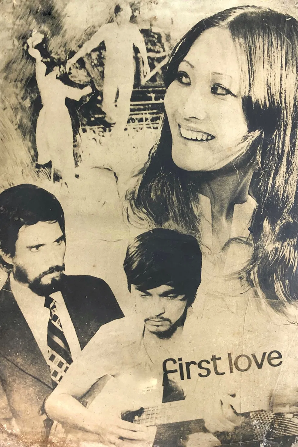 Poster chính thức của phim Phim Tình Cảm, Phim Tâm Lý "Mối tình đầu (1977)" (First Love - 1977), với sự tham gia của diễn viên Thế Anh và Như Quỳnh.