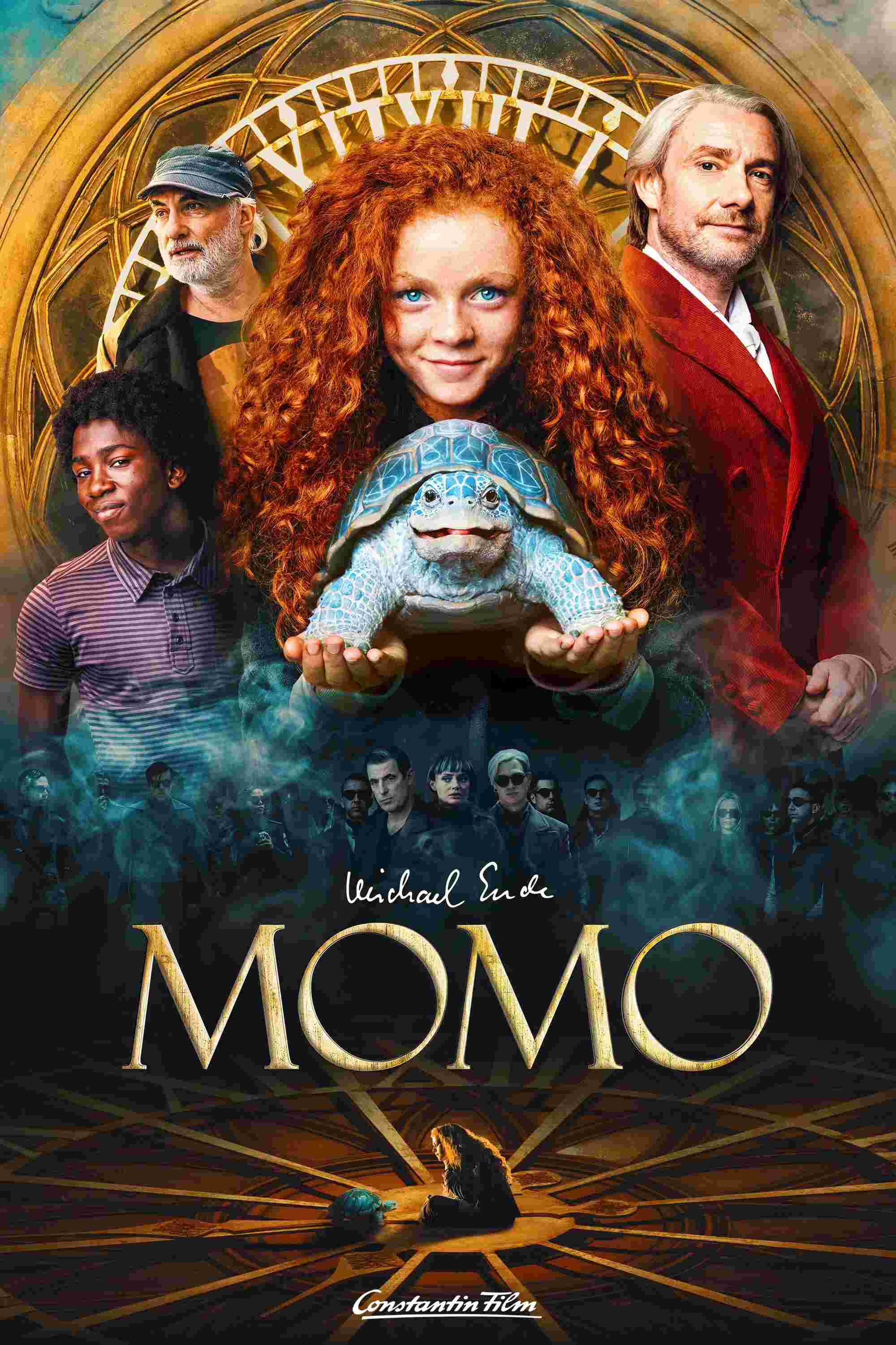 Poster chính thức của phim Phim Gia Đình, Phim Giả Tượng "Momo" (Momo - 2025), với sự tham gia của diễn viên Alexa Goodall và Martin Freeman.