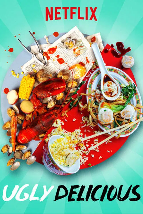 Poster chính thức của phim Phim Tài Liệu "Món Ngon Xấu Xí (Phần 1)" (Ugly Delicious - 2018), với sự tham gia của diễn viên David Chang.