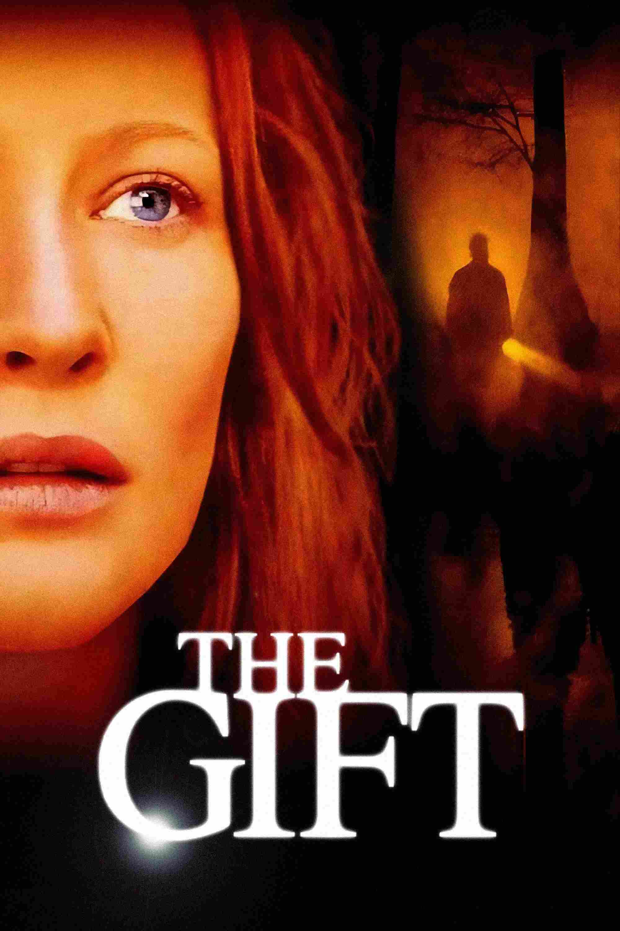 Poster chính thức của phim Phim Kinh Dị, Phim Tâm Lý "Món Quà" (The Gift - 2000), với sự tham gia của diễn viên Cate Blanchett và Giovanni Ribisi.
