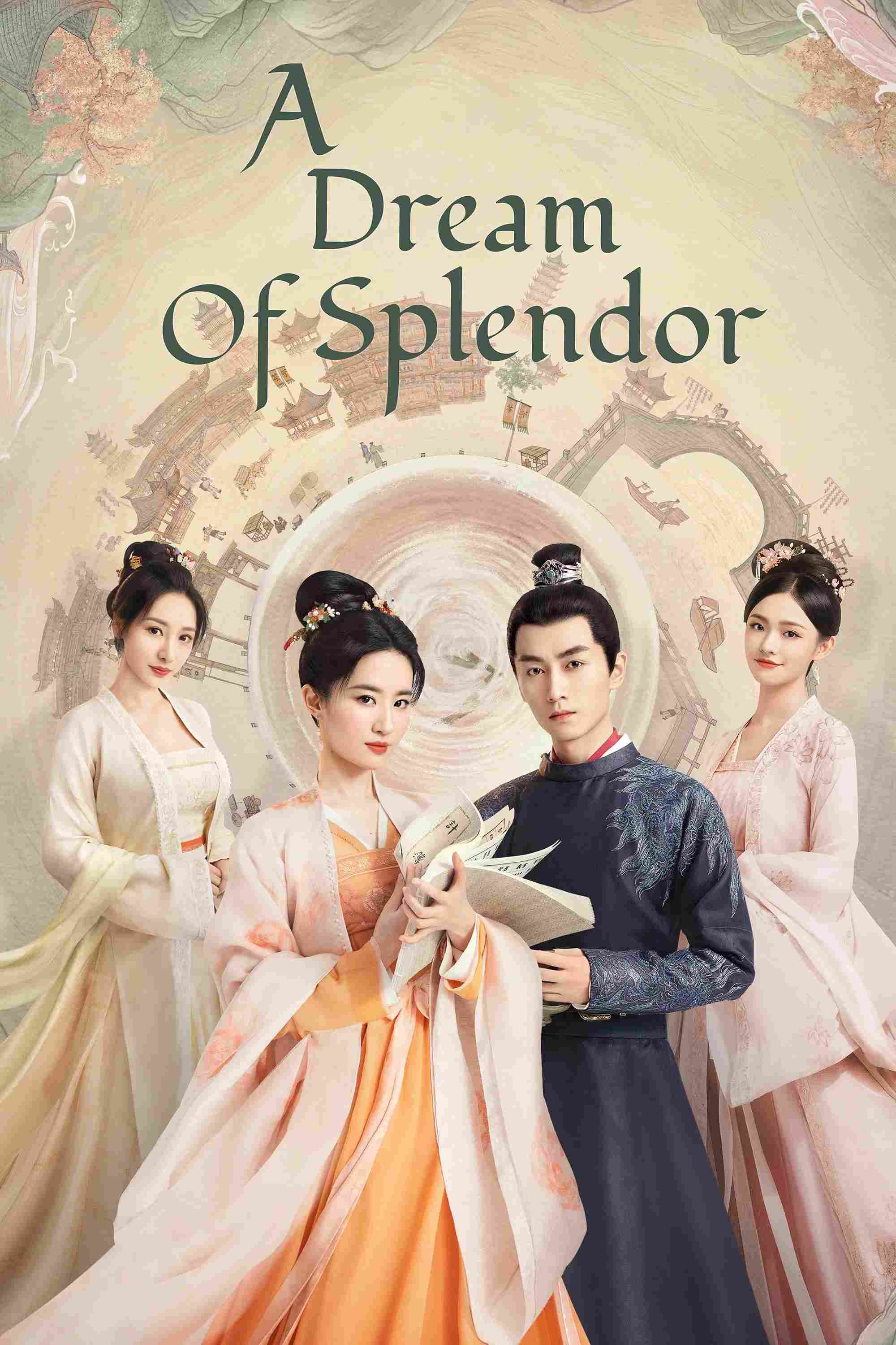 Poster chính thức của phim Phim Tâm Lý "Mộng Hoa Lục" (A Dream of Splendor - 2022), với sự tham gia của diễn viên Lưu Diệc Phi và Trần Hiểu.