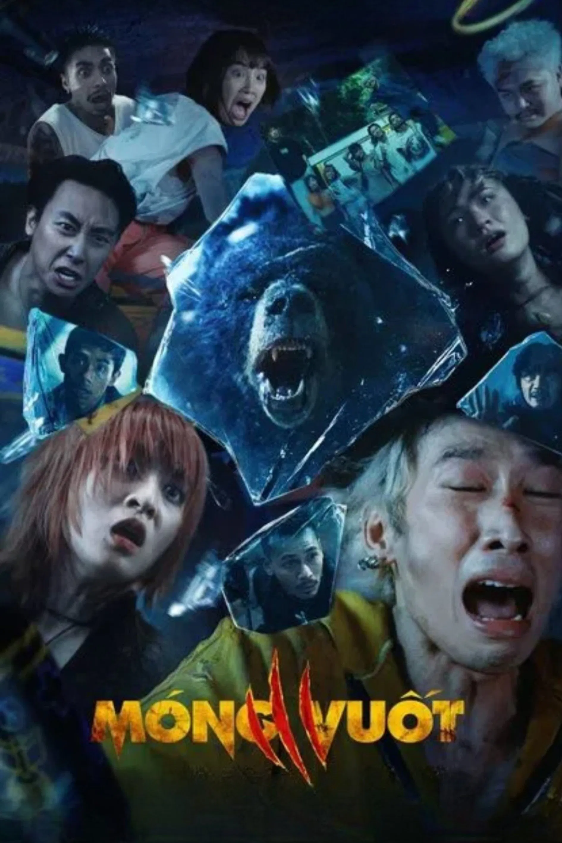 Poster chính thức của phim Phim Kinh Dị, Phim Giật Gân "Móng Vuốt" (Claws - 2024), với sự tham gia của diễn viên Tuấn Trần và Nguyễn Lâm Thảo Tâm.