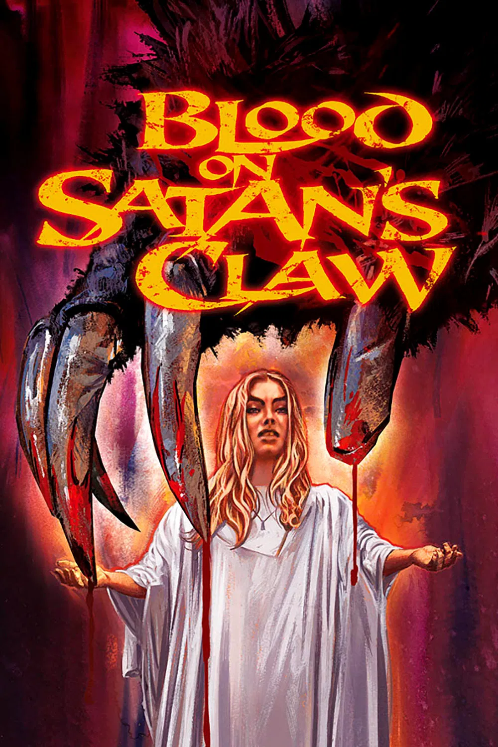 Poster chính thức của phim Phim Kinh Dị "Móng Vuốt Nhuốm Máu Của Satan" (The Blood on Satan's Claw - 1971), với sự tham gia của diễn viên Patrick Wymark và Linda Hayden.