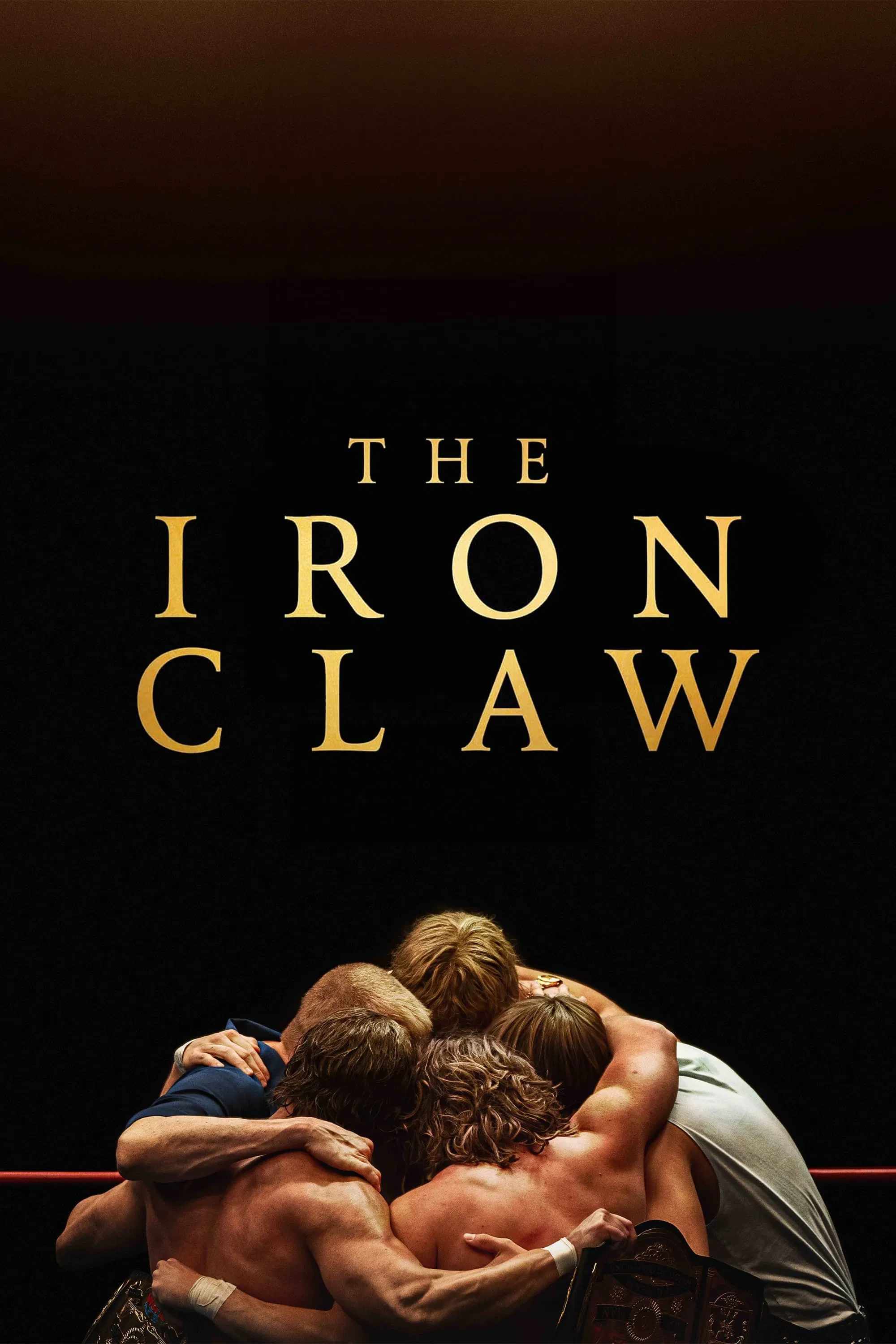 Poster chính thức của phim Phim Lịch Sử, Phim Tâm Lý "Móng Vuốt Sắt" (The Iron Claw - 2023), với sự tham gia của diễn viên Zac Efron và Jeremy Allen White.